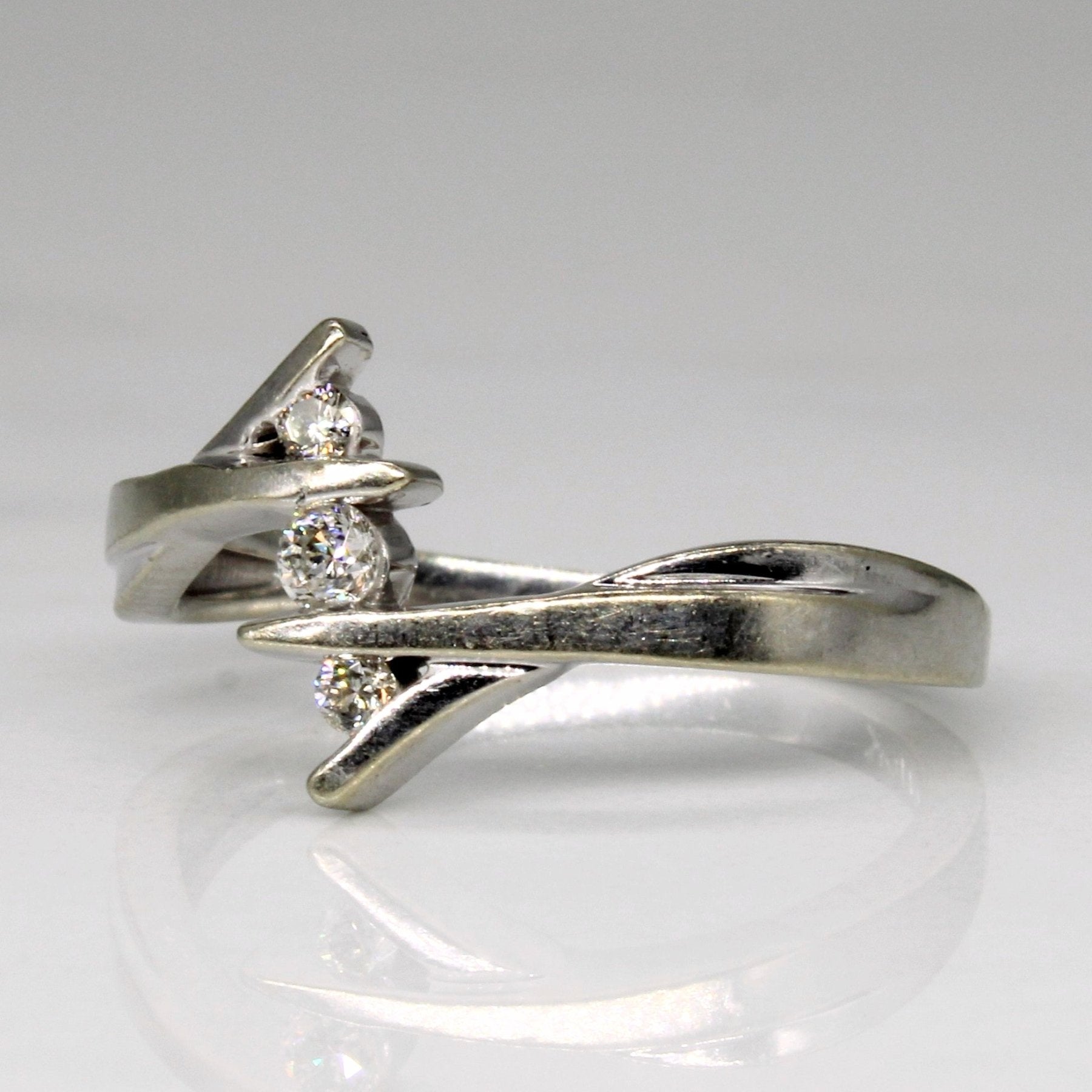 Tension Set Diamond Ring | 0.09ctw | SZ 6 | - 100 Ways