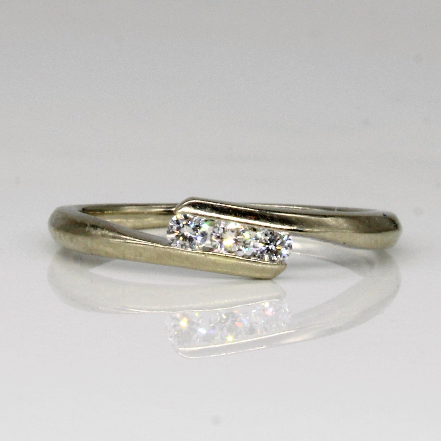 Tension Set Diamond Ring | 0.10ctw | SZ 4.5 | - 100 Ways