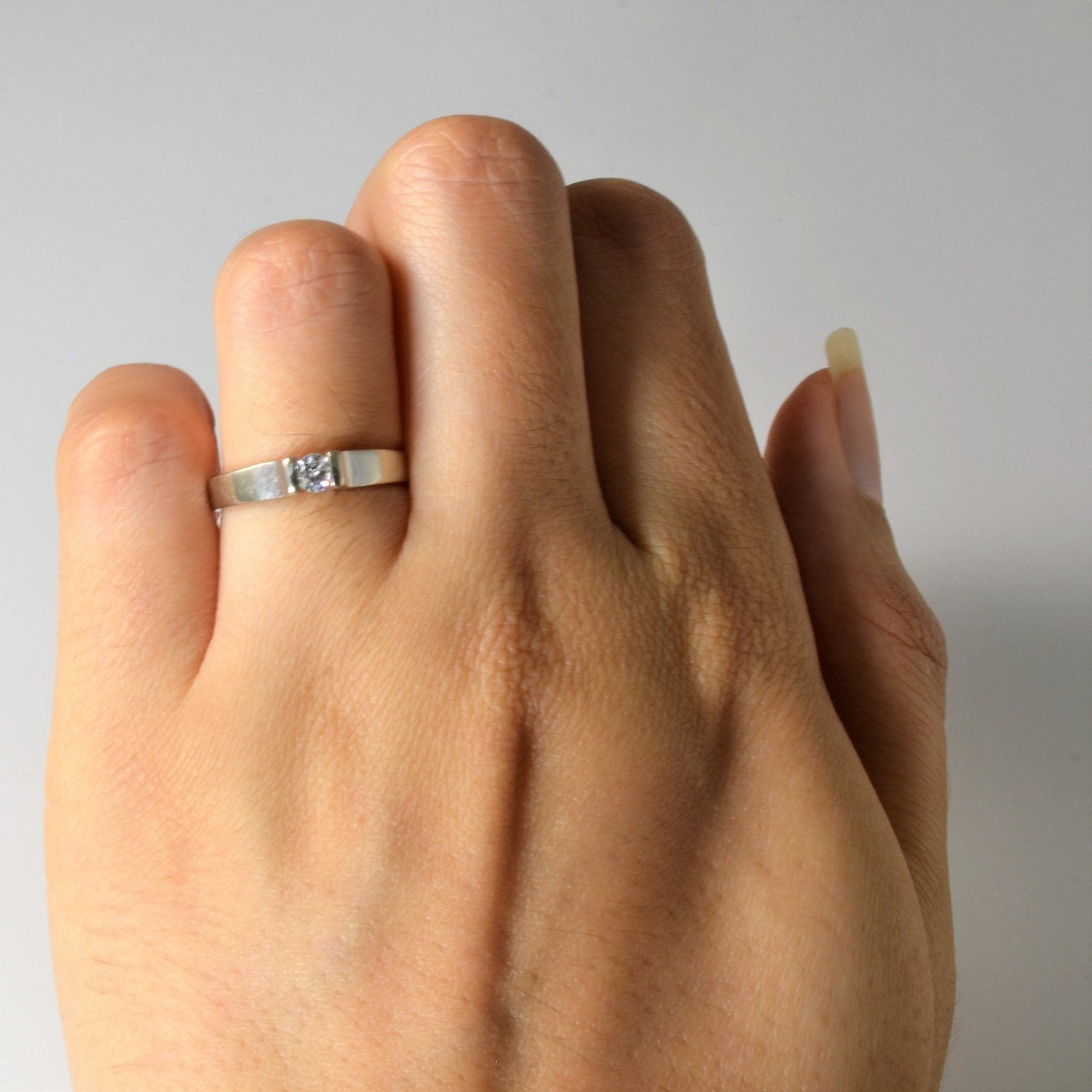 Tension Set Diamond Ring | 0.15ct | SZ 5.5 | - 100 Ways