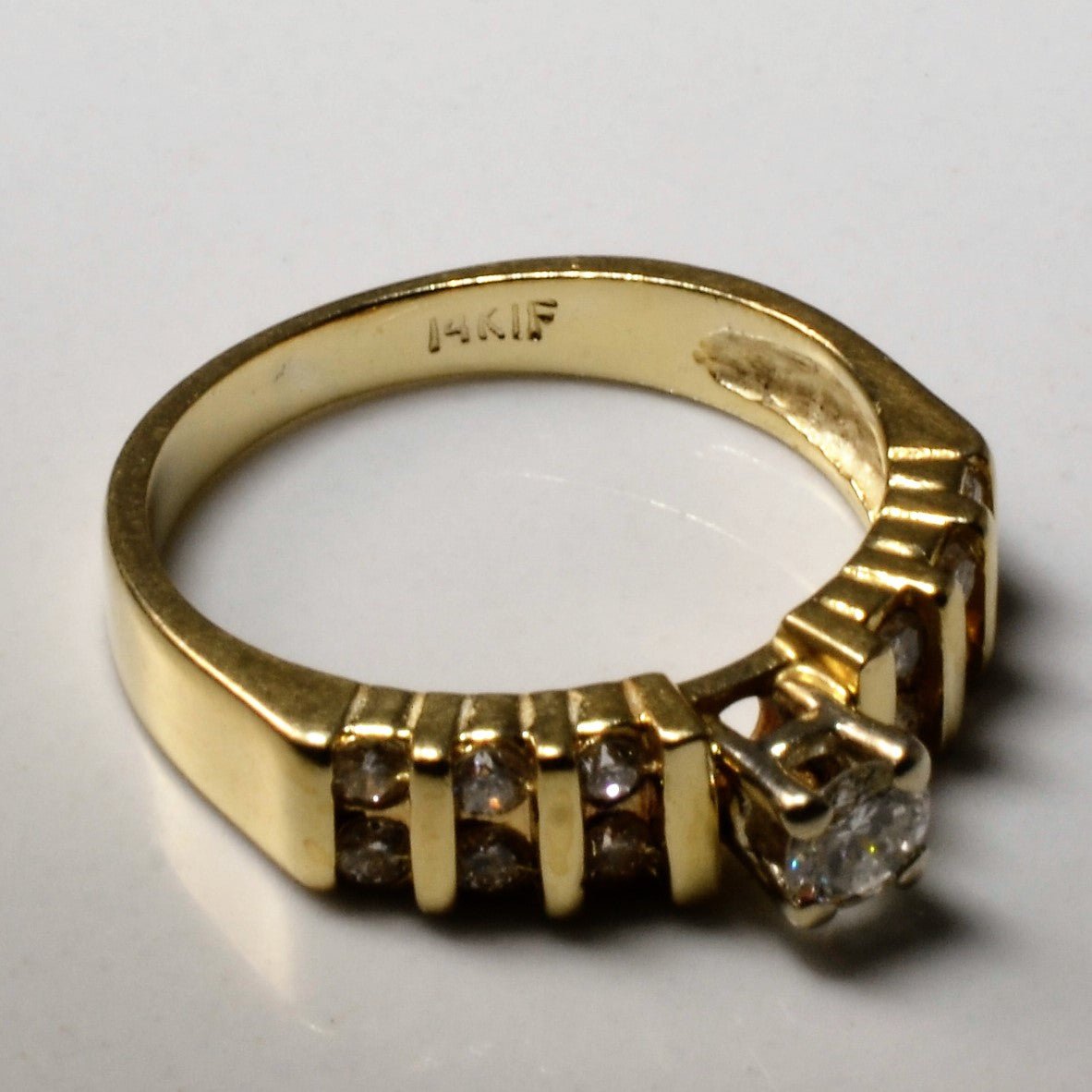 Tension Set Diamond Ring | 0.36ctw | SZ 5.25 | - 100 Ways