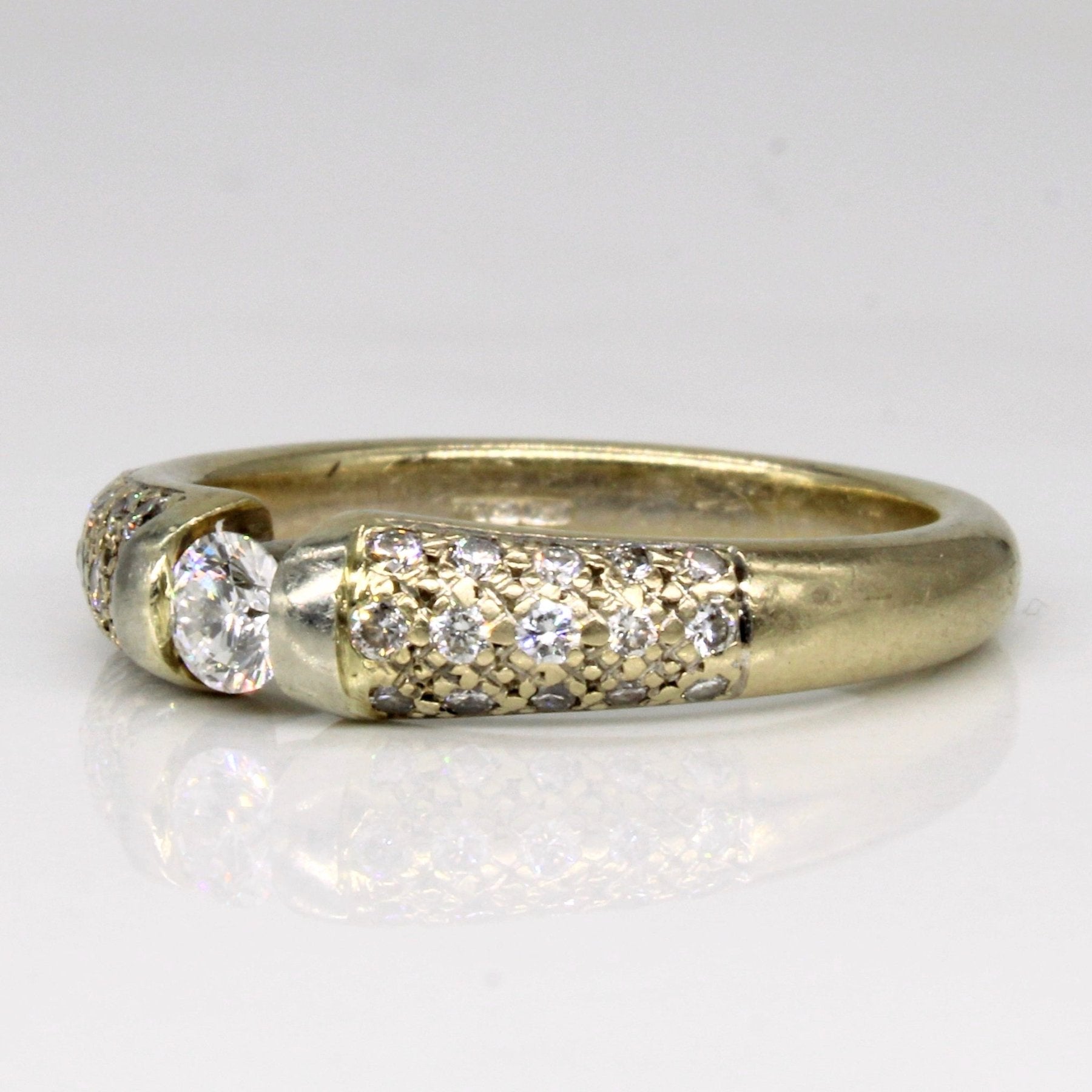 Tension Set Diamond Ring | 0.40ctw | SZ 7 | - 100 Ways