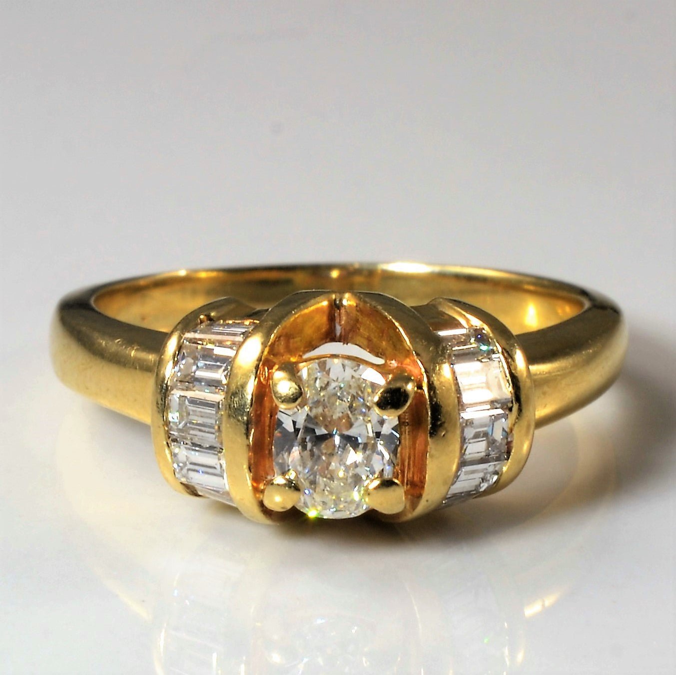 Tension Set Diamond Ring | 0.43ctw | SZ 5.75 | - 100 Ways