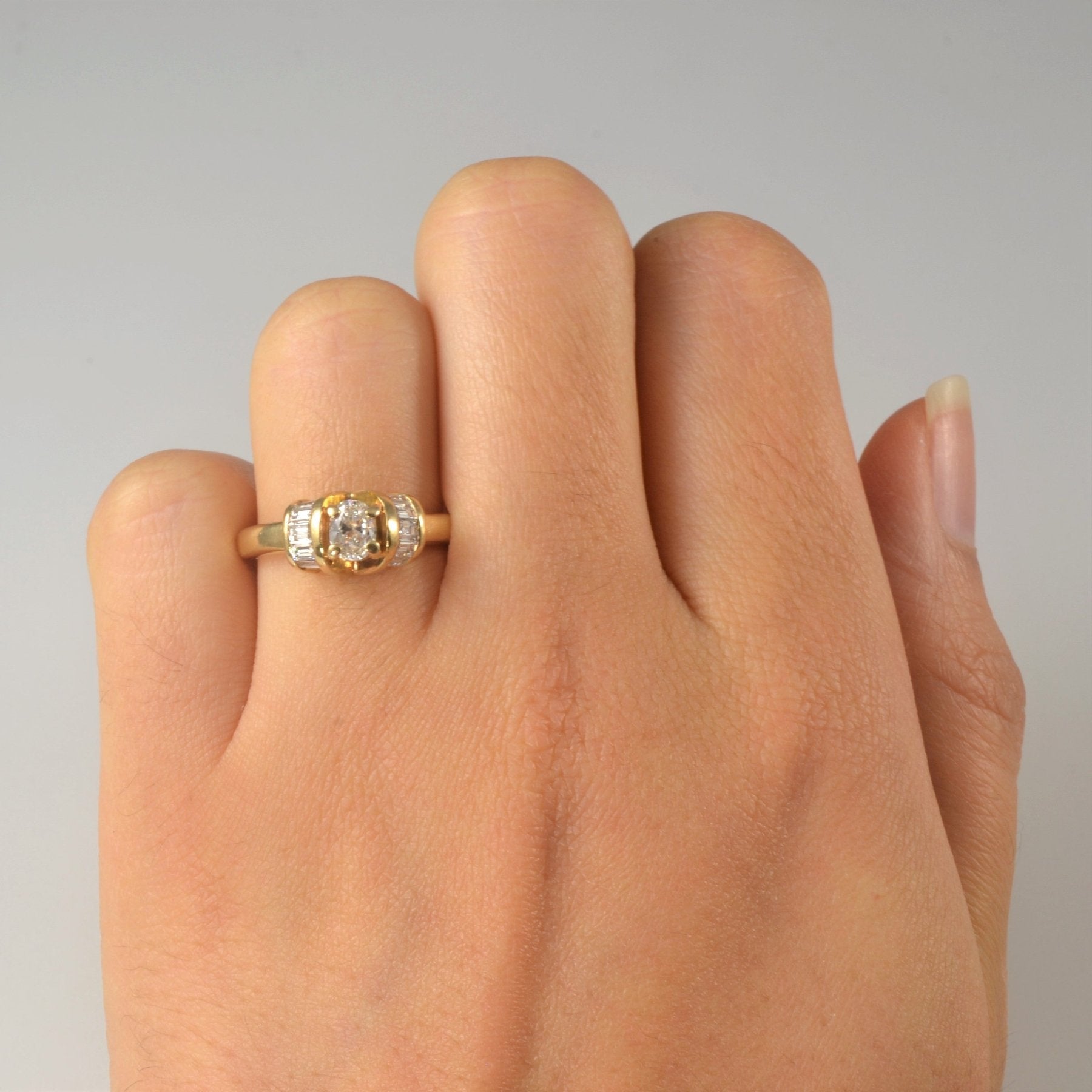 Tension Set Diamond Ring | 0.43ctw | SZ 5.75 | - 100 Ways