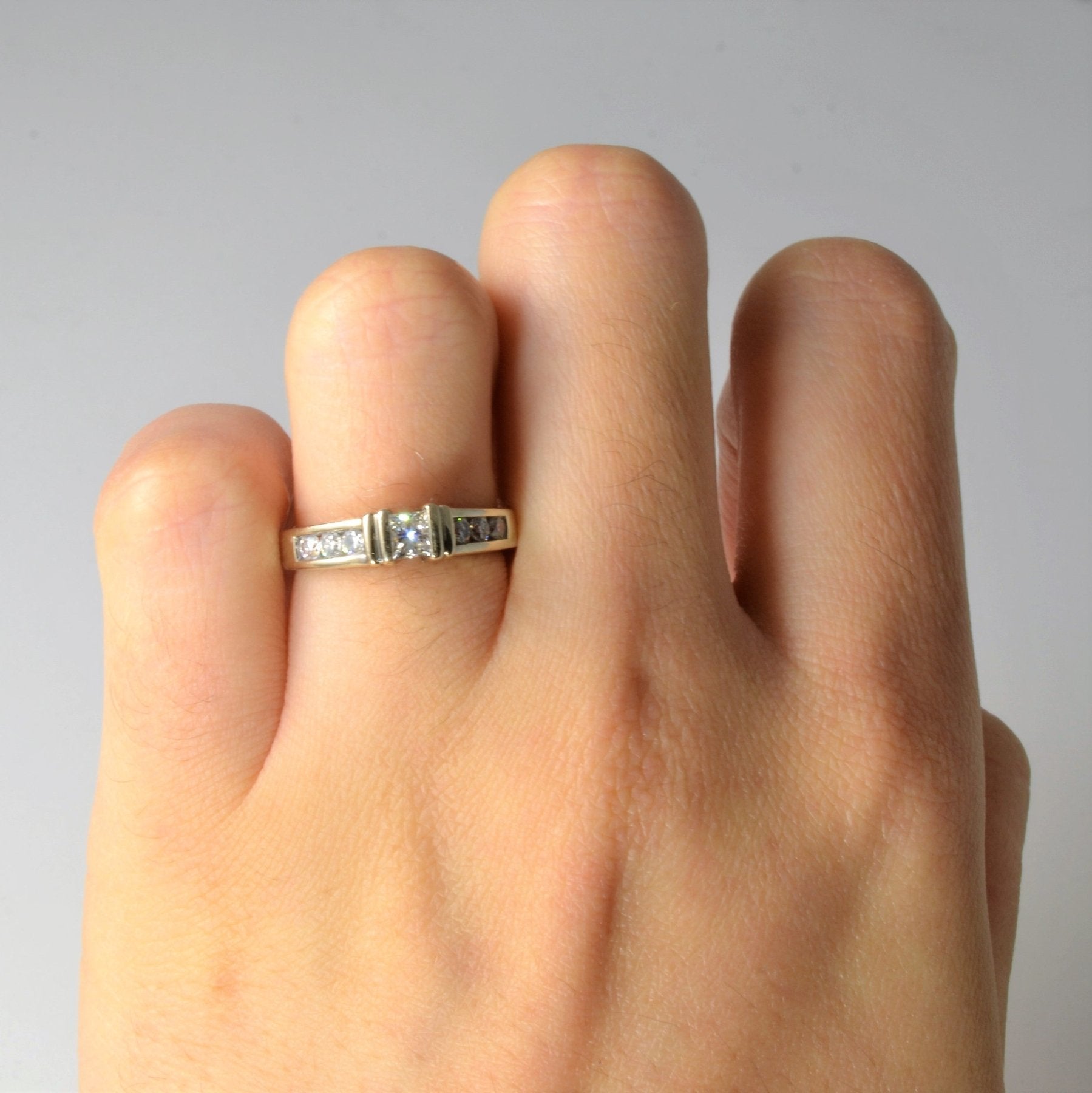 Tension Set Diamond Ring | 0.51ctw | SZ 5 | - 100 Ways