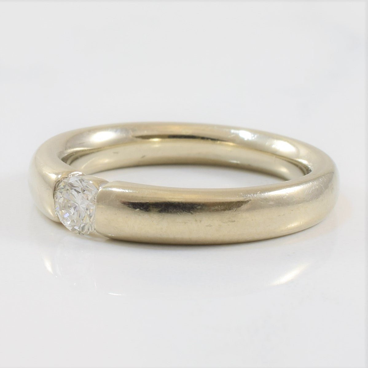 Tension Set Diamond Solitaire Ring | 0.23ct | SZ 6 | - 100 Ways