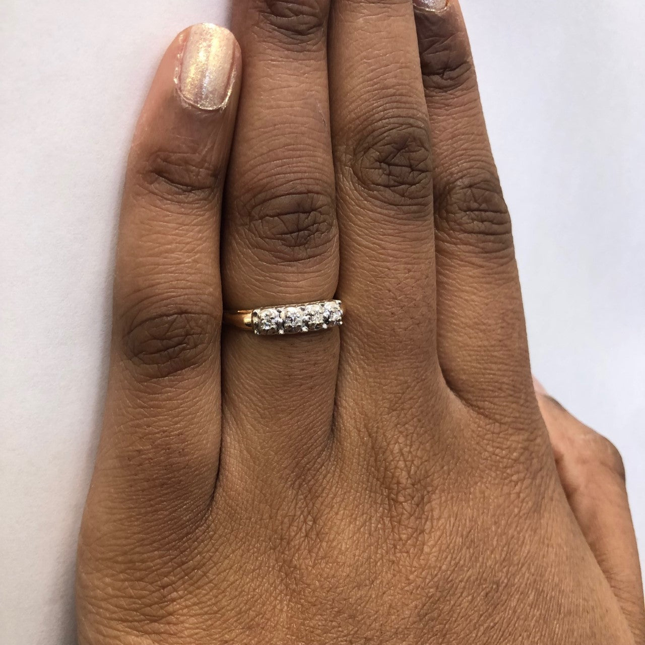 Prong Set Diamond Ring | 0.08ctw | SZ 8 |
