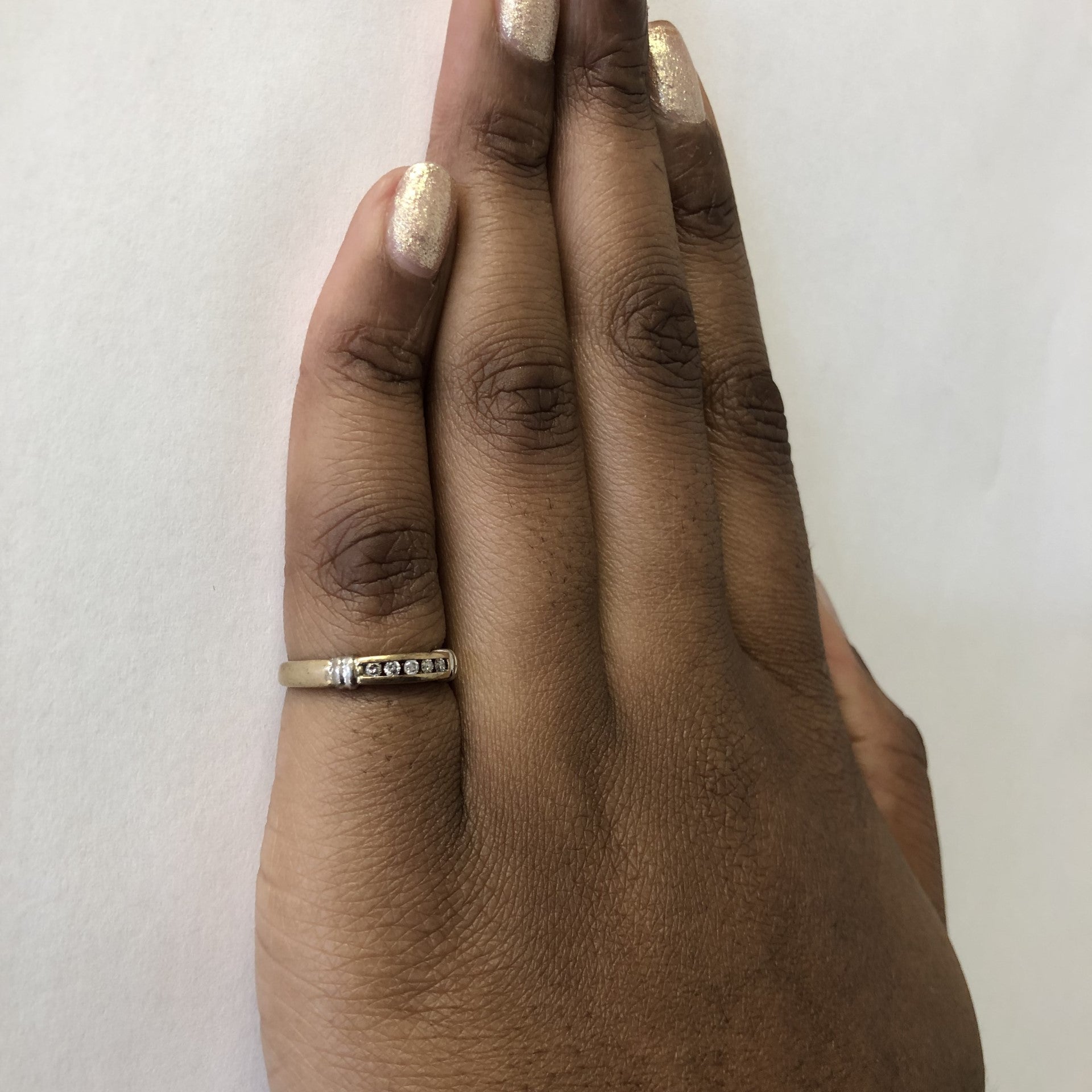 Channel Set Diamond Ring | 0.10ctw | SZ 5.25 |