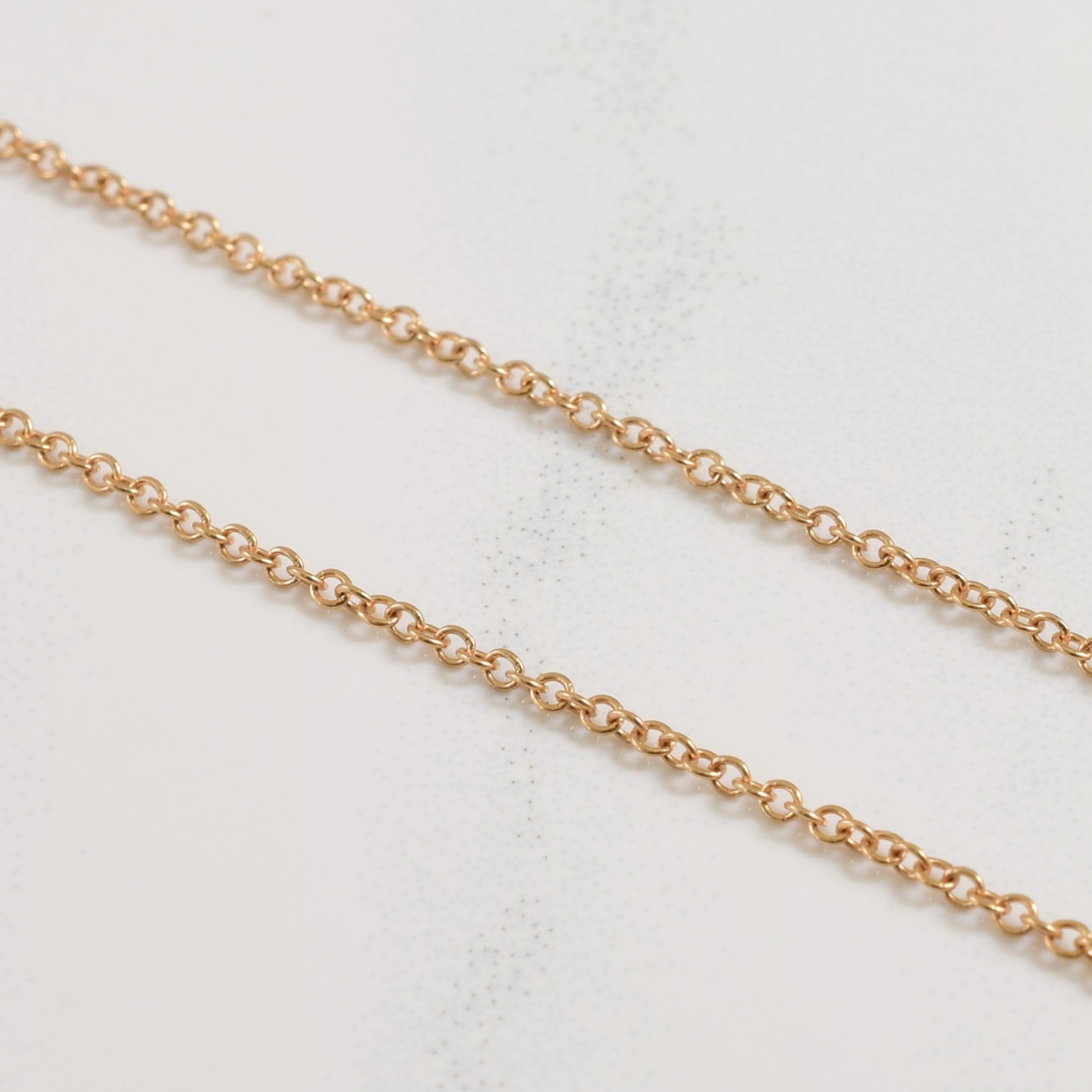 'Tiffany & Co.' 18k Rose Gold Necklace | 17" | Accent Amethyst - 100 Ways