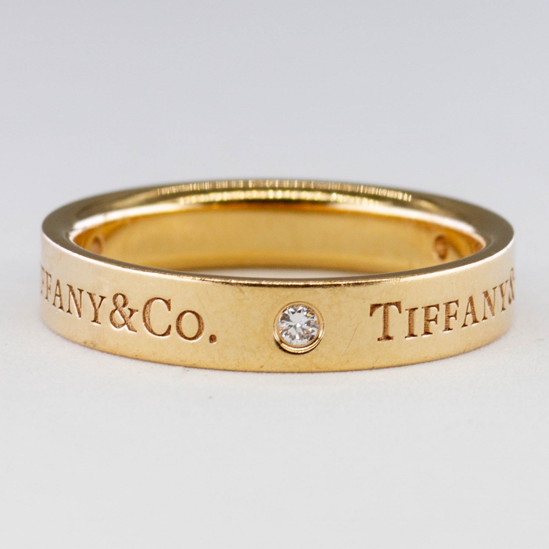 'Tiffany & Co.' Band Ring | 0.09ctw | SZ 7.5 | - 100 Ways