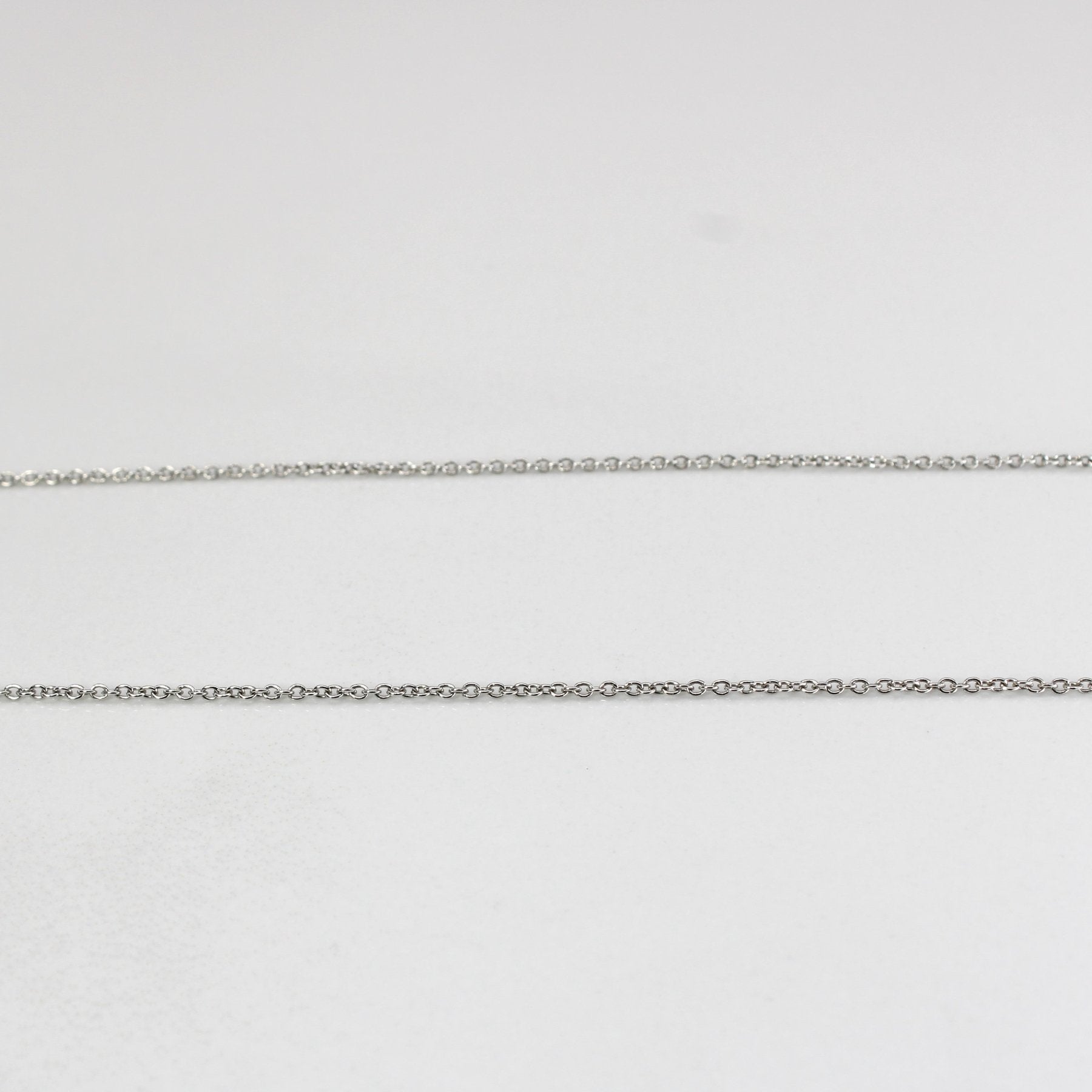 'Tiffany & Co' Diamond Heart Platinum Necklace | 0.14ct | 16" | - 100 Ways