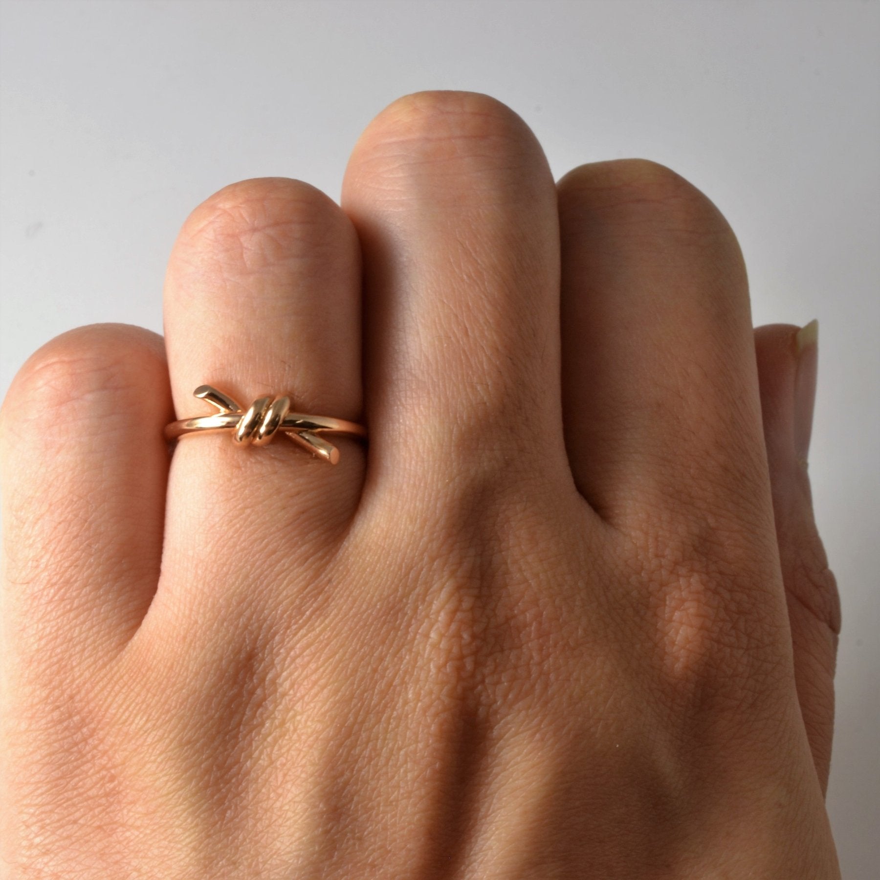 'Tiffany & Co.' Knot Ring | SZ 4.75 | - 100 Ways