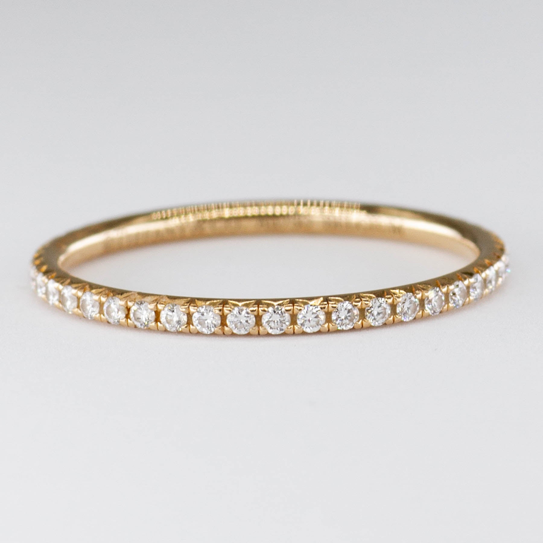 'Tiffany & Co.' Metro 18k Rose Gold Diamond Ring | 0.22ctw | SZ 6.5 - 100 Ways