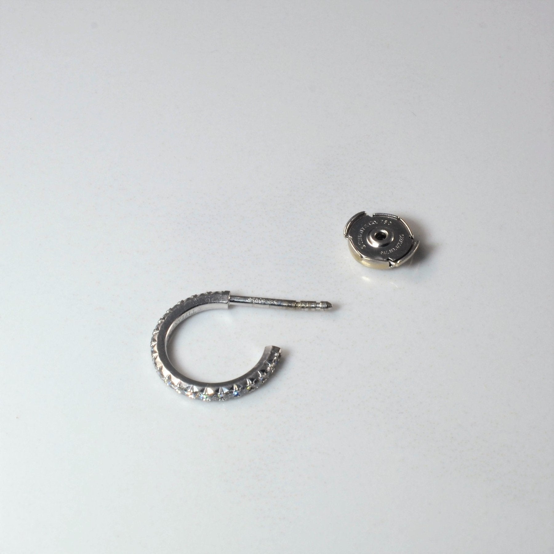 'Tiffany & Co.' Metro Diamond Hoop Earrings | 0.38ctw | - 100 Ways