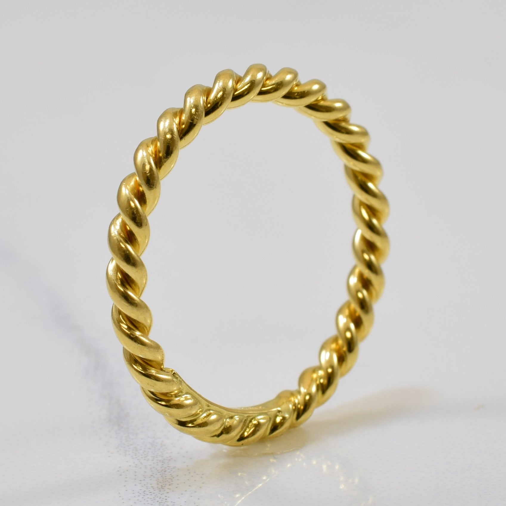 'Tiffany & Co' Narrow Twist Band | SZ 6.5 | - 100 Ways