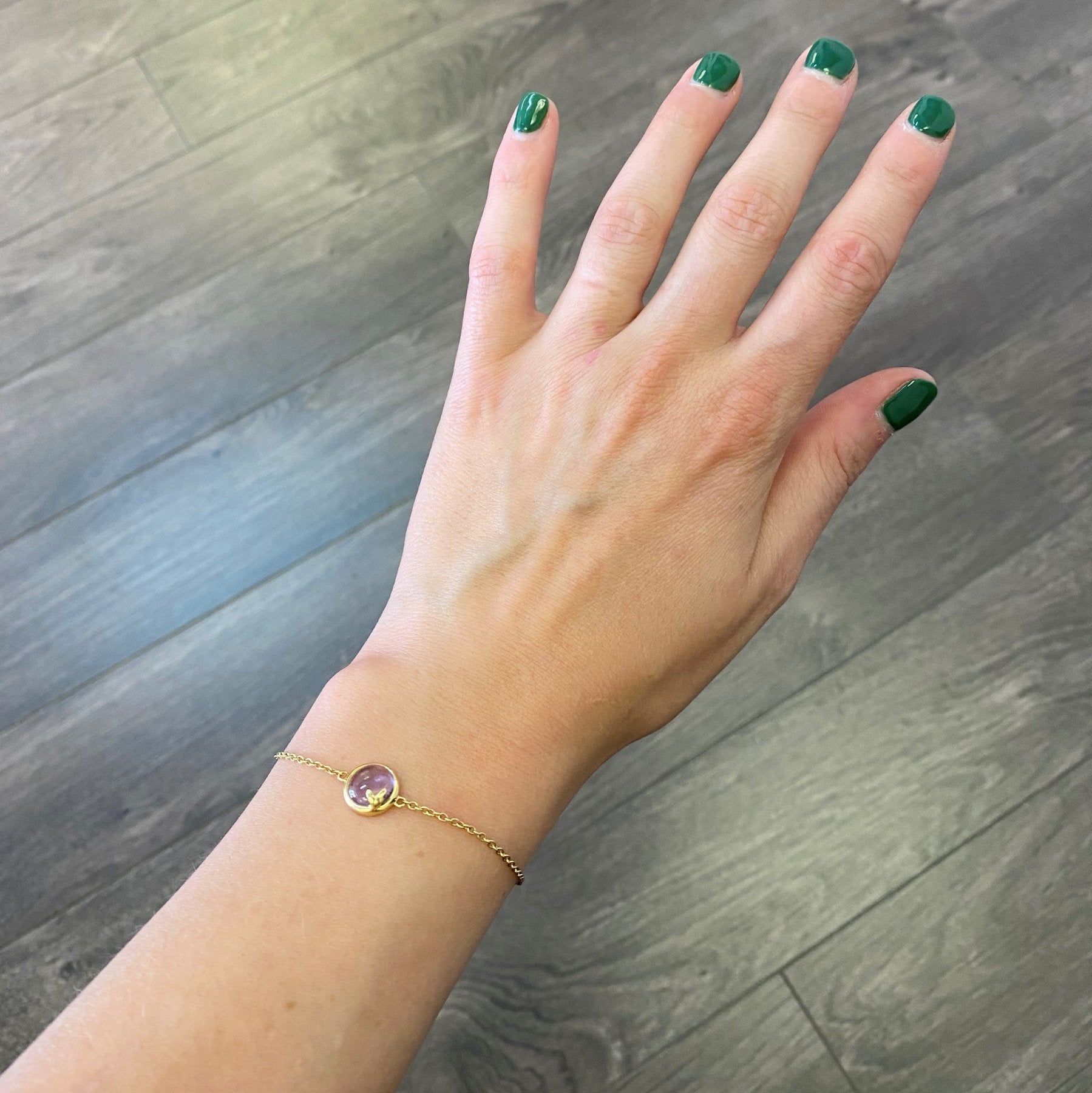 'Tiffany & Co.' Paloma Picasso Amethyst Olive Leaf Bracelet | 2.00ct | 7" | - 100 Ways