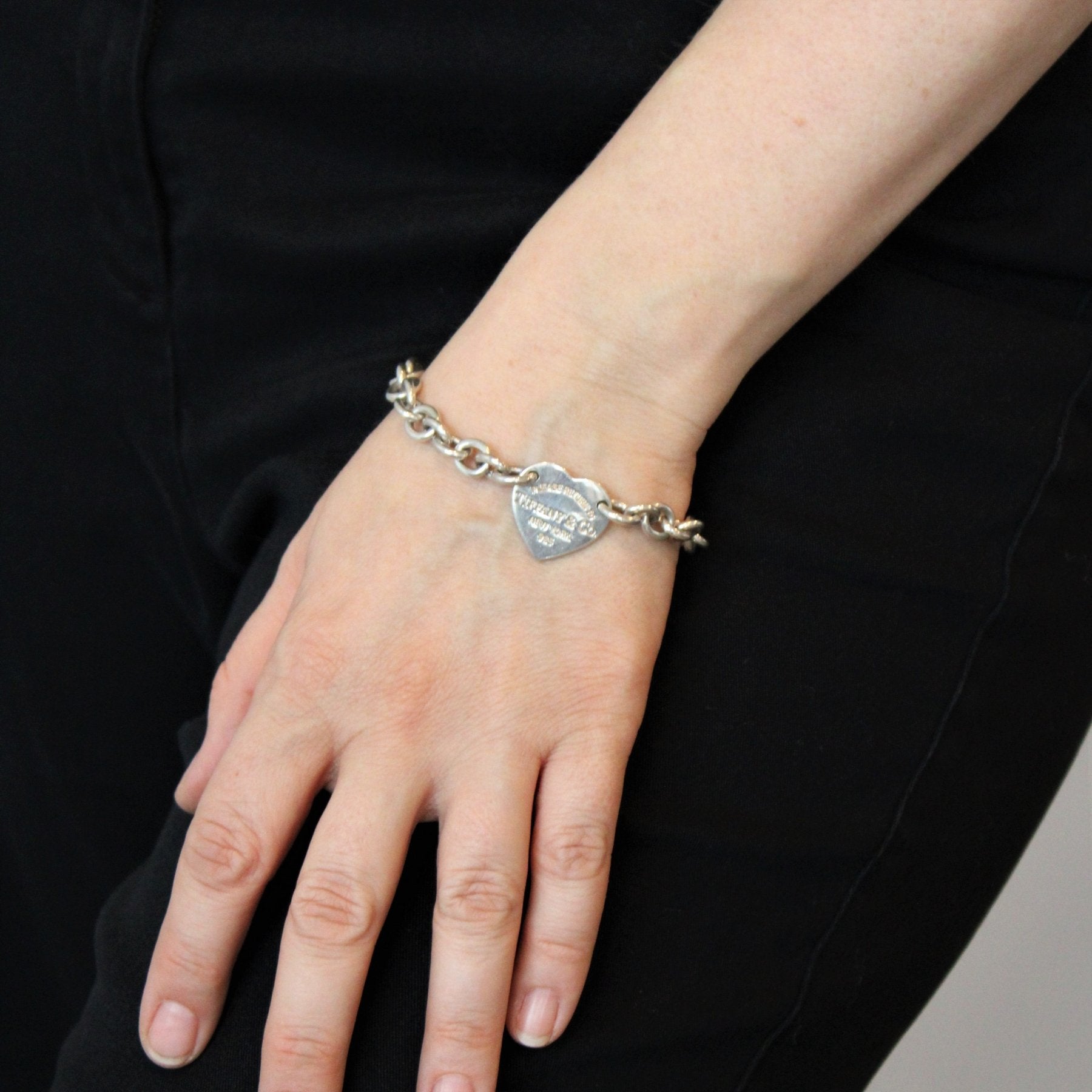 'Tiffany & Co.' Return to Tiffany Heart Tag Bracelet | 8" | - 100 Ways