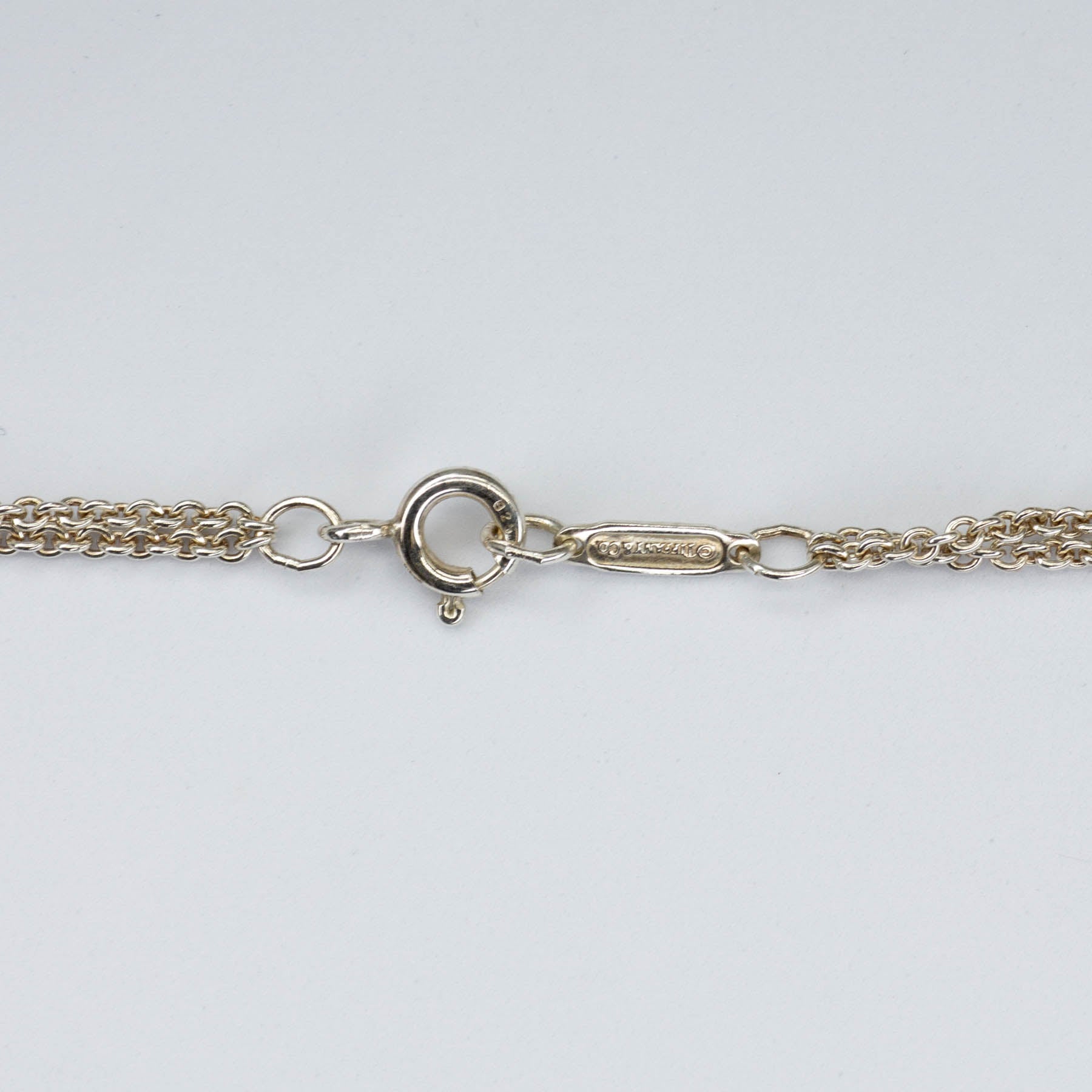 'Tiffany & Co.' Silver 925 Infinity Necklace | 16" | - 100 Ways