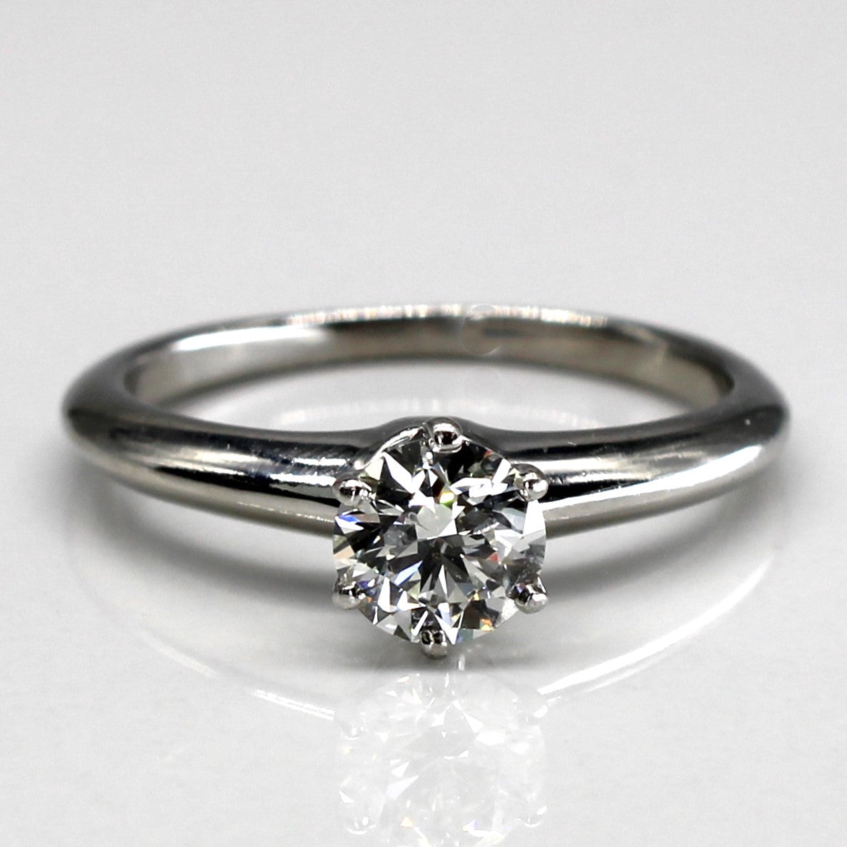 Tiffany Solitaire Diamond Engagement Ring VS1/VS2 G/H