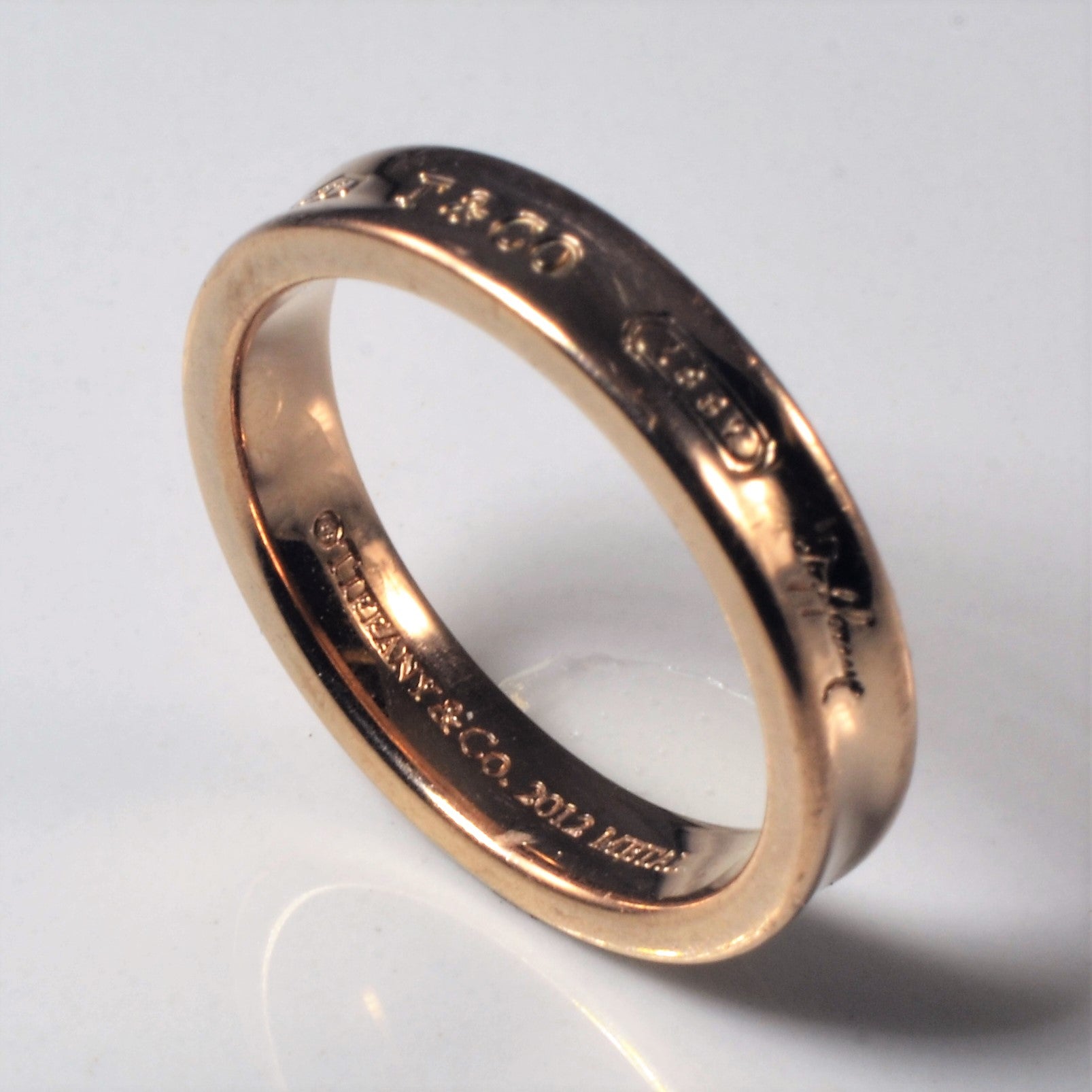 'Tiffany & Co.' Tiffany 1837® Ring in Rubedo Metal, Narrow - 100 Ways