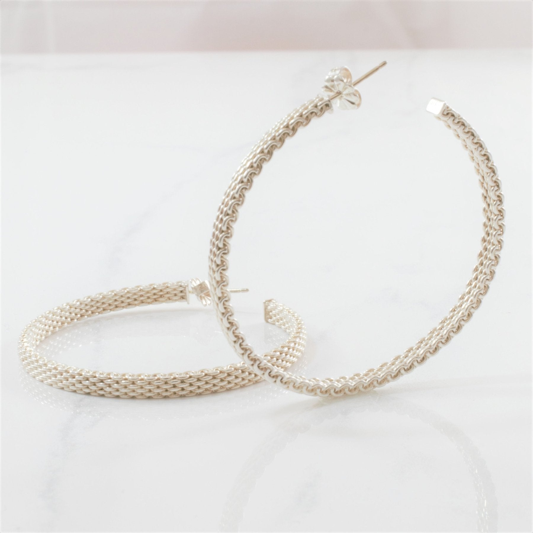'Tiffany & Co.' Woven Hoops - 100 Ways