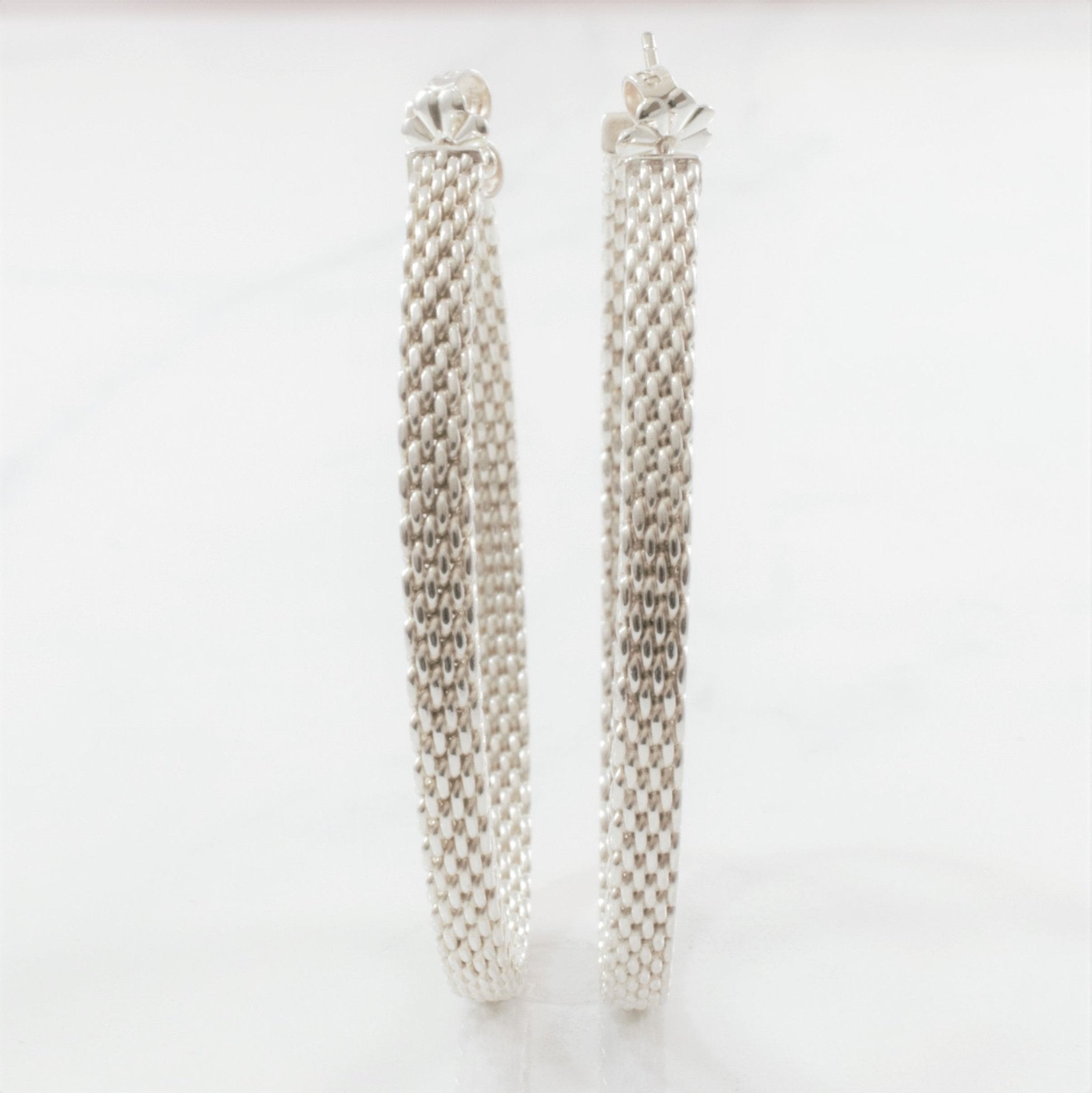 'Tiffany & Co.' Woven Hoops - 100 Ways