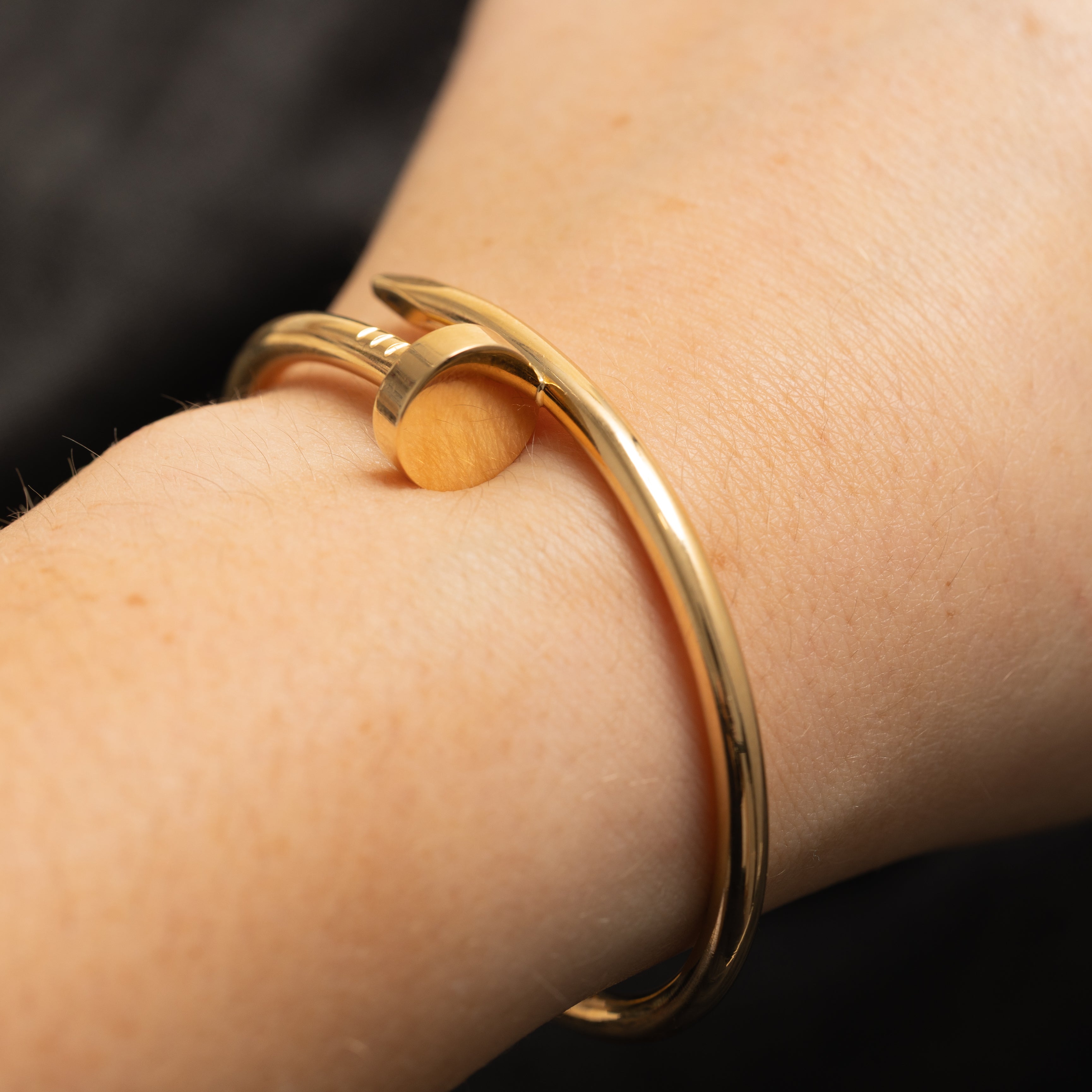 'Cartier' Juste Un Clou Bracelet in Yellow Gold 18k | SZ 7" |