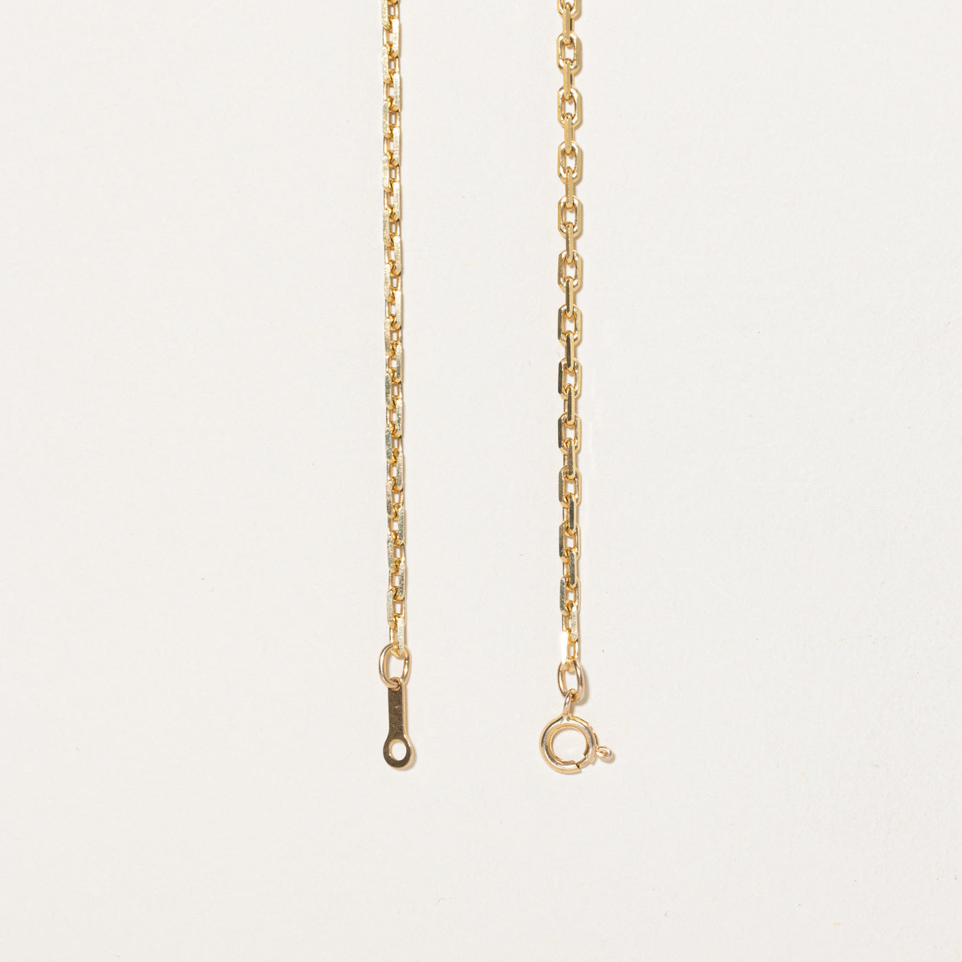 10K Rich Yellow Gold Cable Link Chain | 19.5"