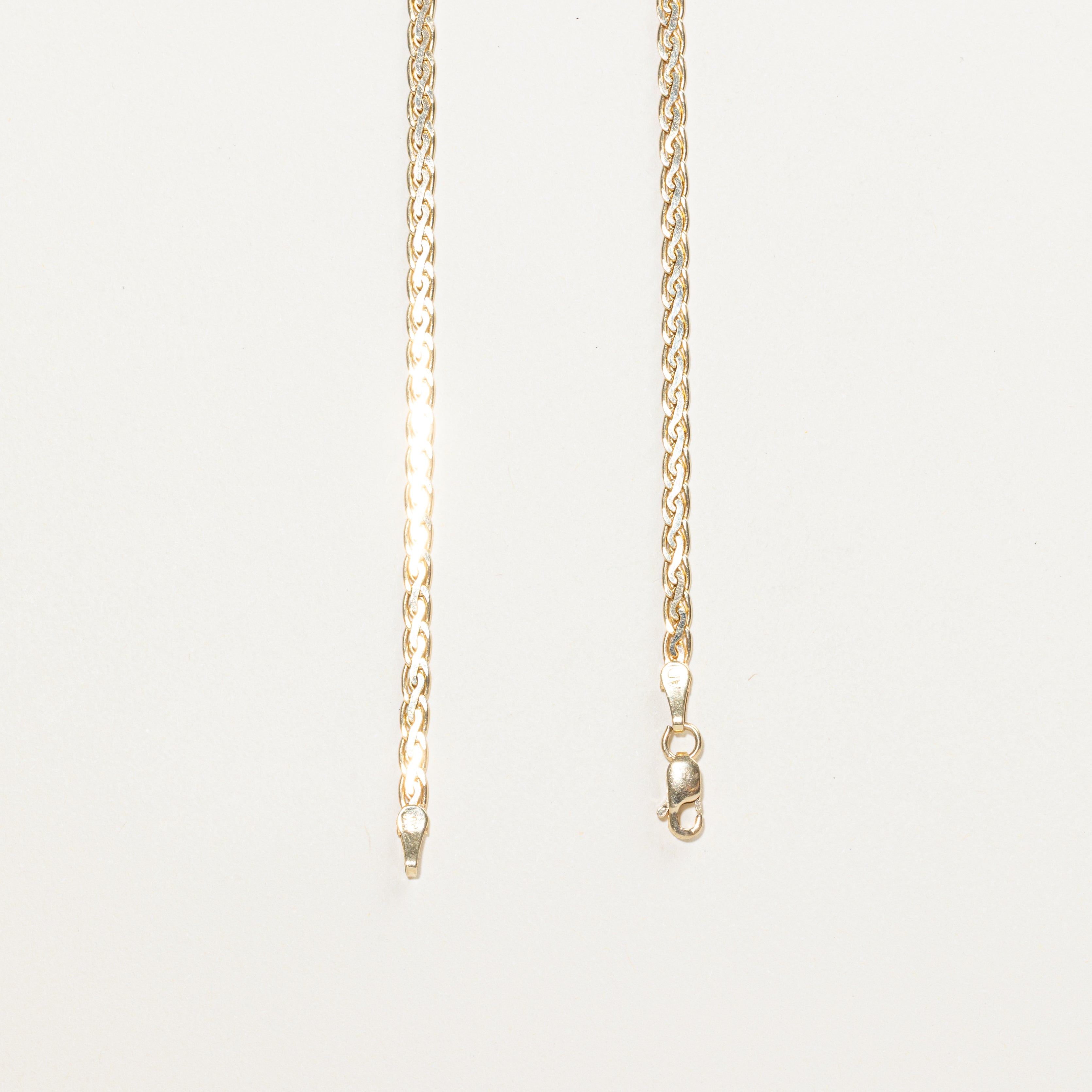 Yellow Gold Diamond Braid Pendant Necklace | 0.50ctw | 16"