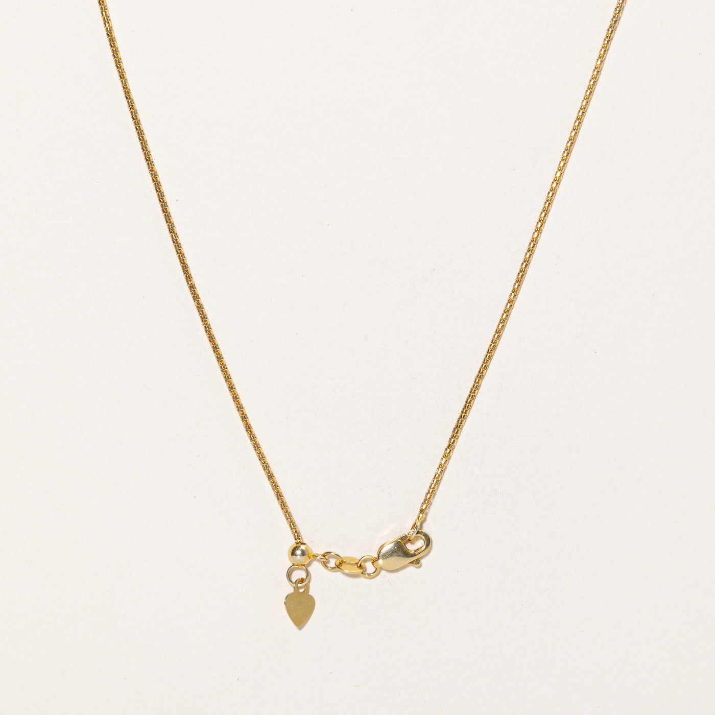 14K Rich Yellow Gold Thin Snake Chain | 21.5"