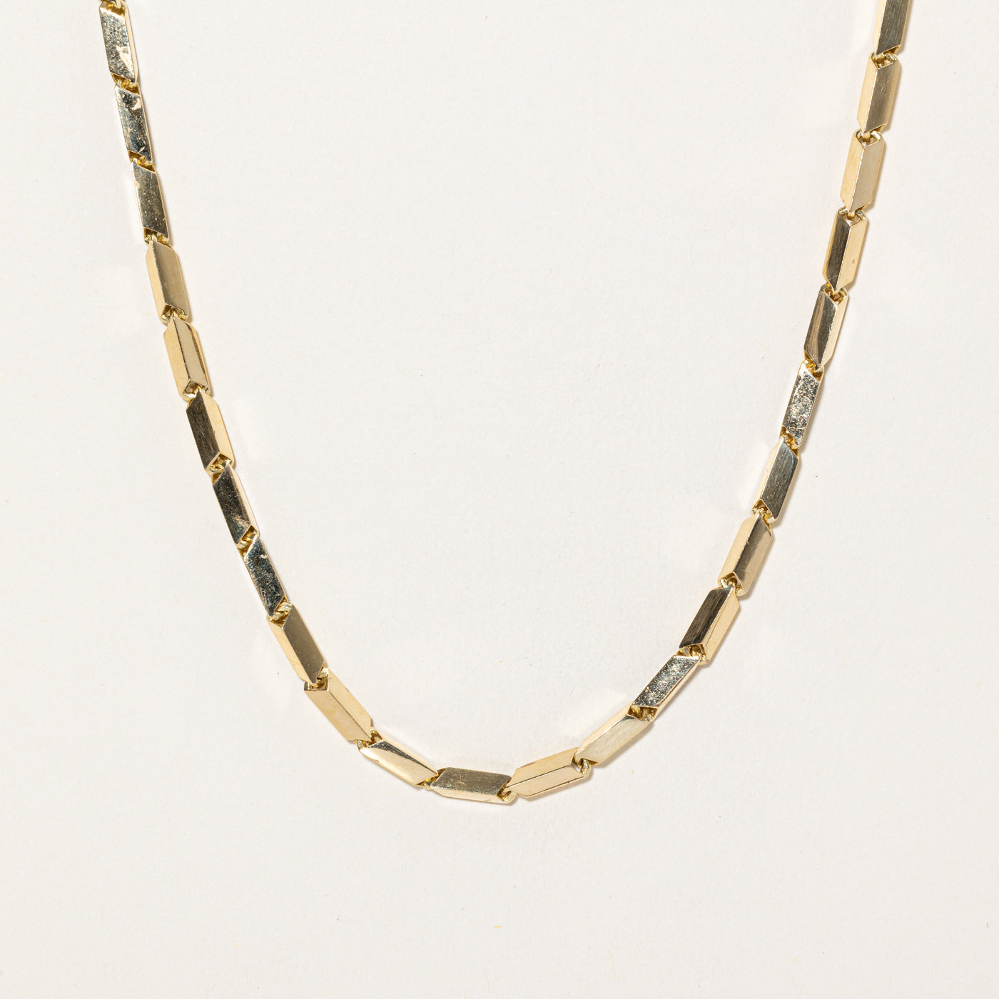 18K Yellow Gold Barleycorn Chain | 19"