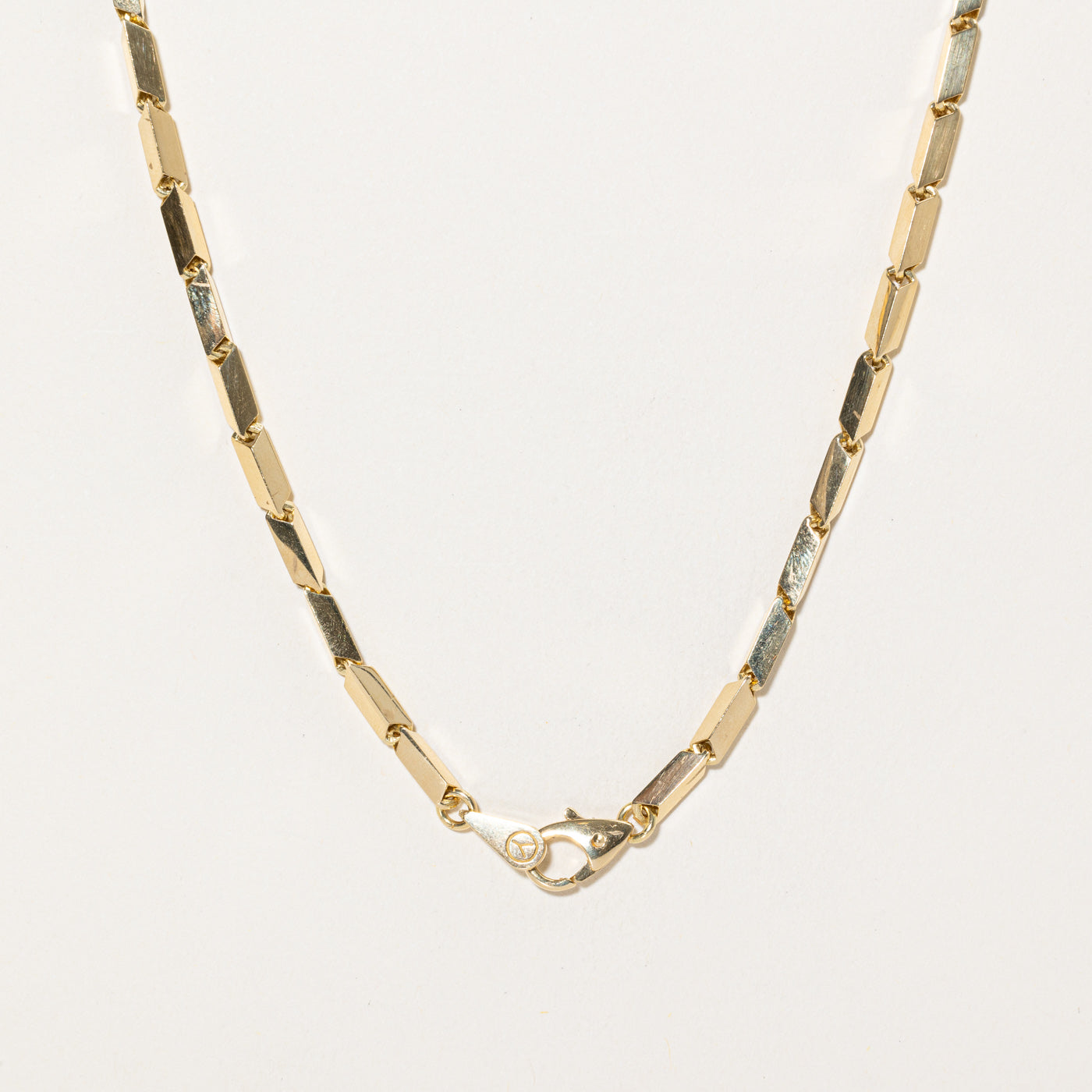 18K Yellow Gold Barleycorn Chain | 19"