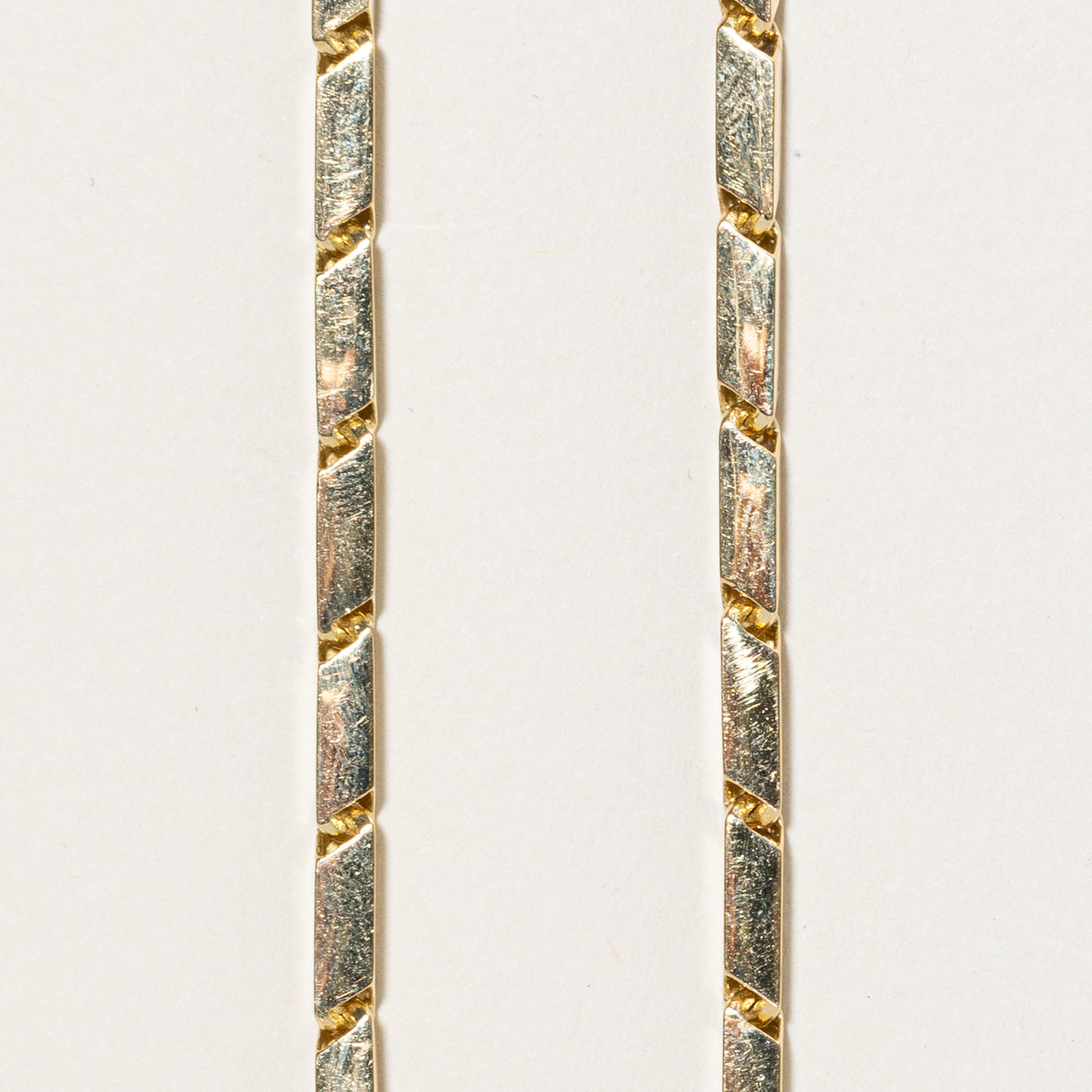 18K Yellow Gold Barleycorn Chain | 19"