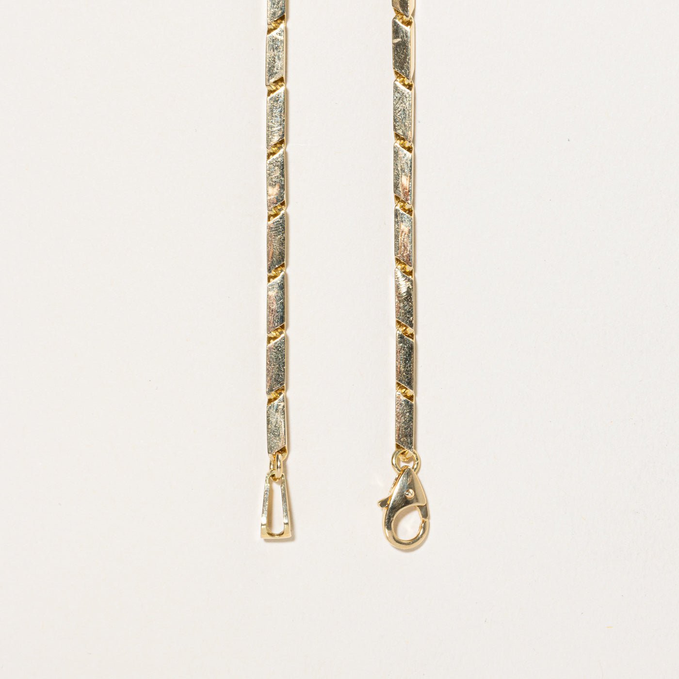 18K Yellow Gold Barleycorn Chain | 19"