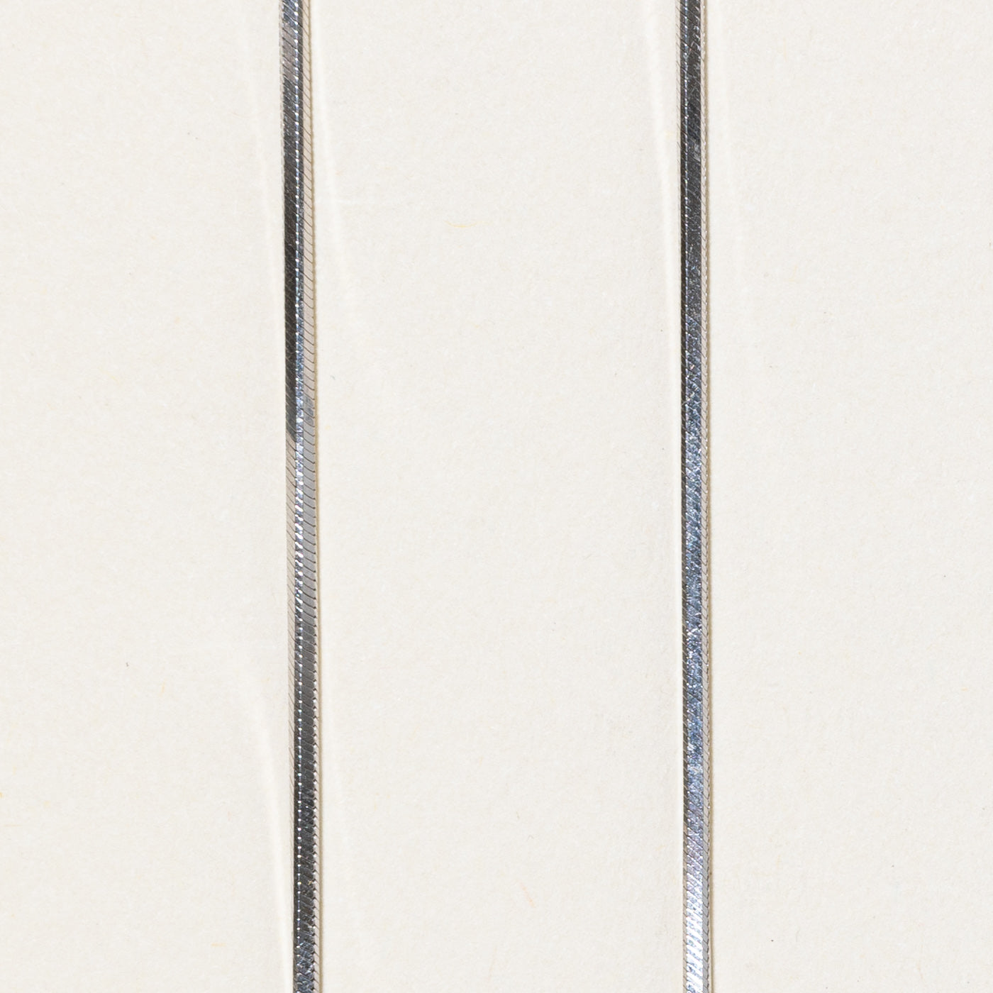 14K White Gold Thin Snake Chain | 16"