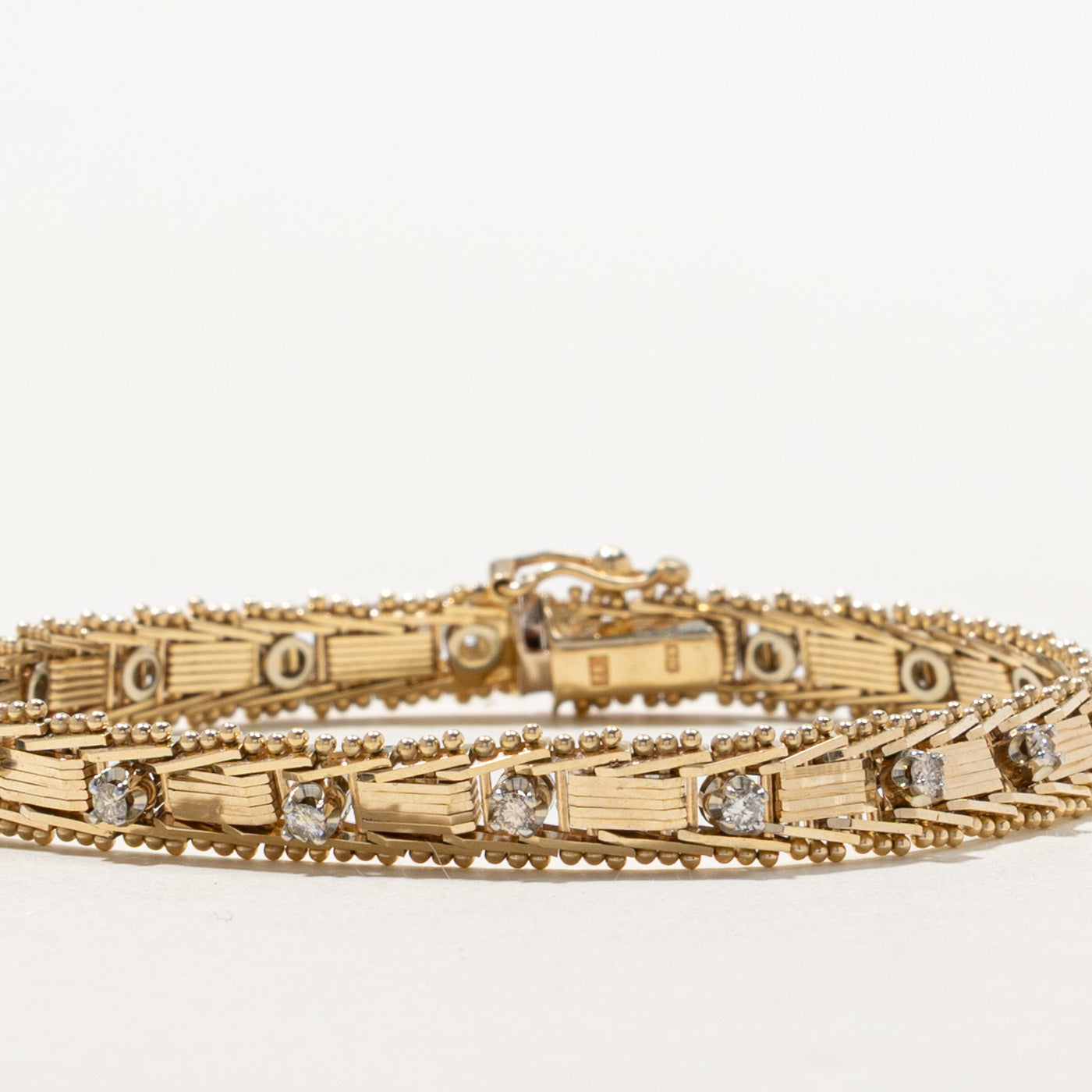 Diamond Fancy Link Bracelet | 0.57ctw | 7"