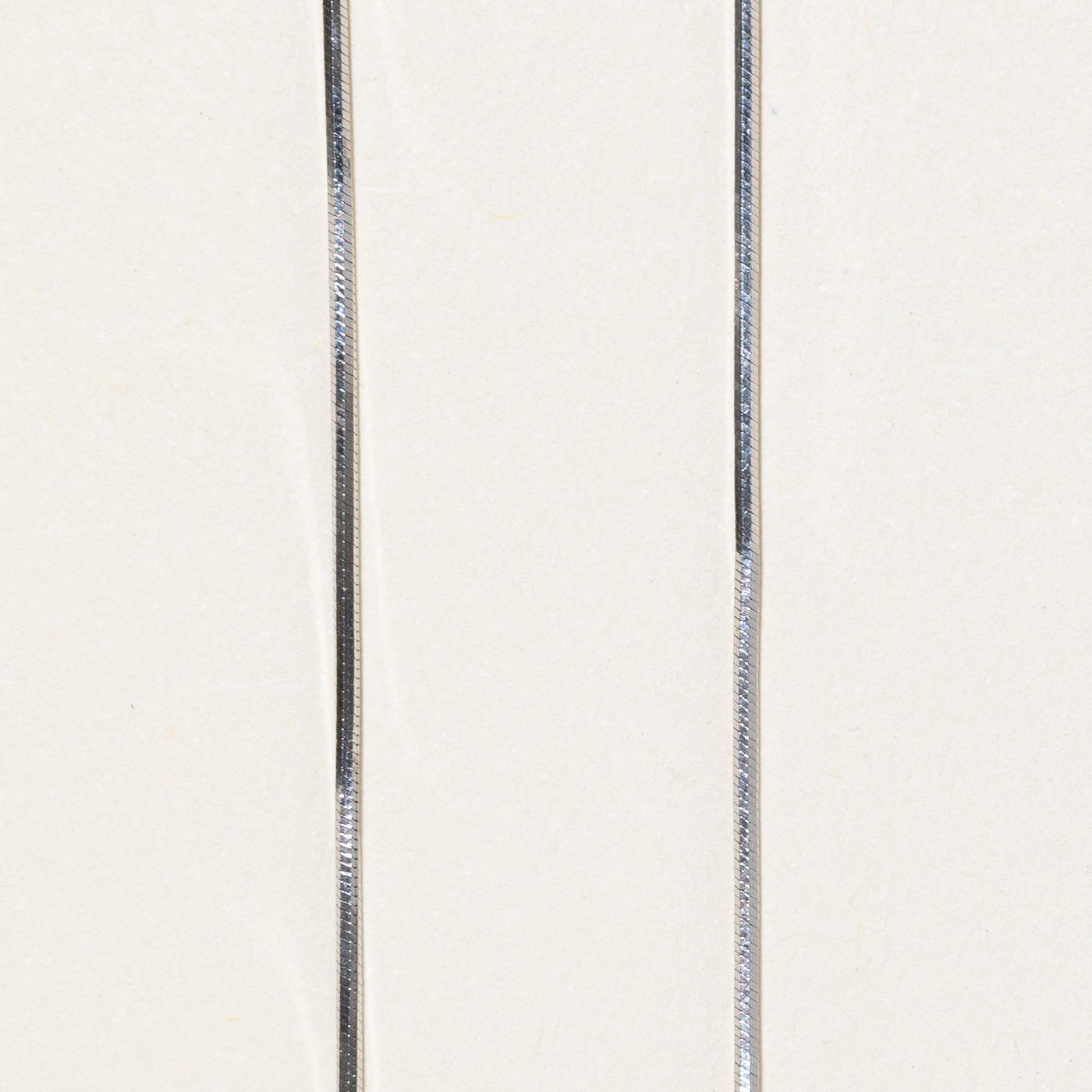 10K White Gold Snake Chain | 15"