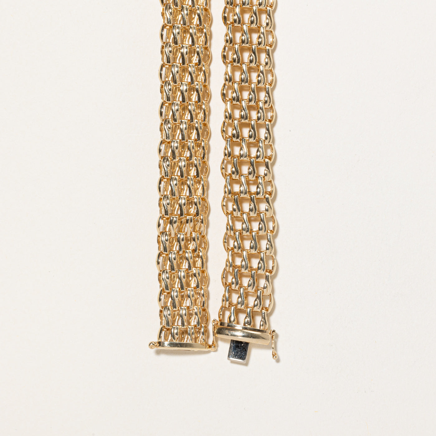 14K Yellow Gold Panther Link Chain | 19.5"