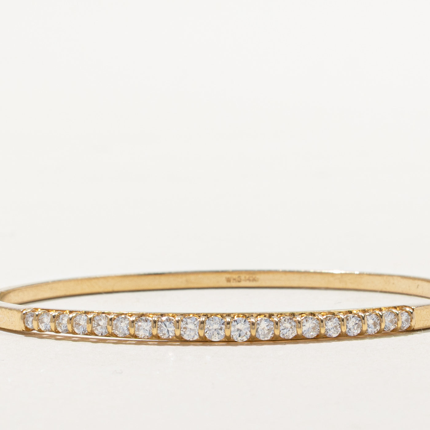 Semi Eternity Diamond Bangle | 1.01ctw | 7"
