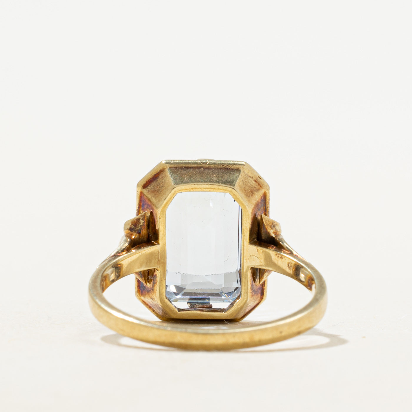 Synthetic Spinel Grooved Cocktail Ring | 5.20ct | SZ 6.25