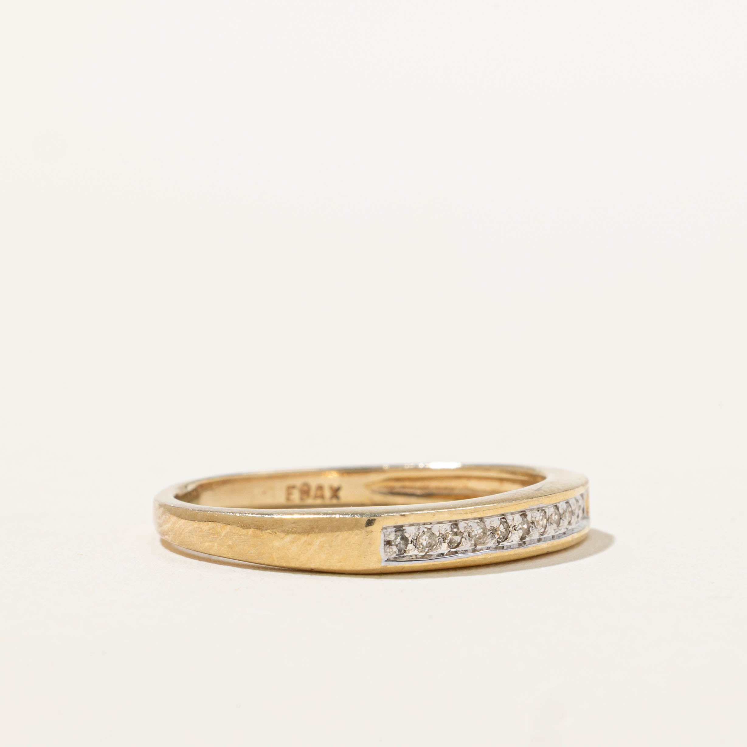10k Semi Eternity Single Cut Diamond Band | SZ 6.5