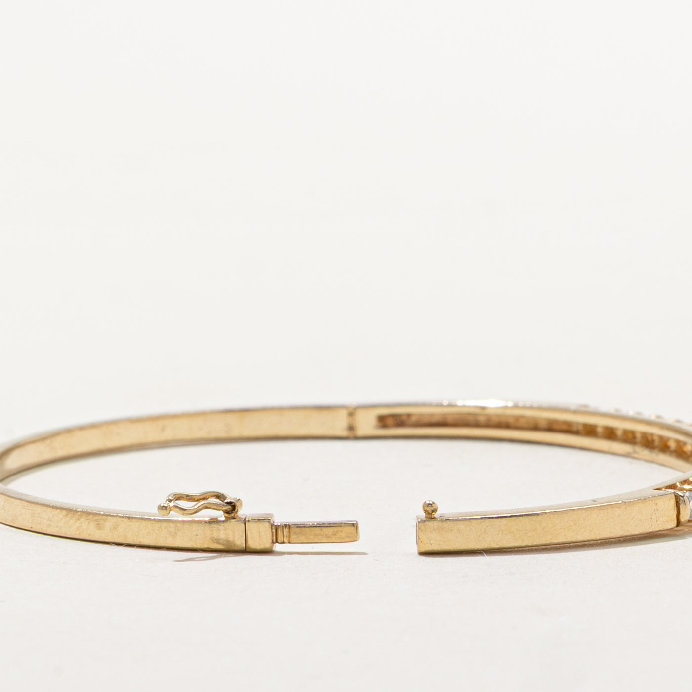 Semi Eternity Diamond Bangle | 1.01ctw | 7"