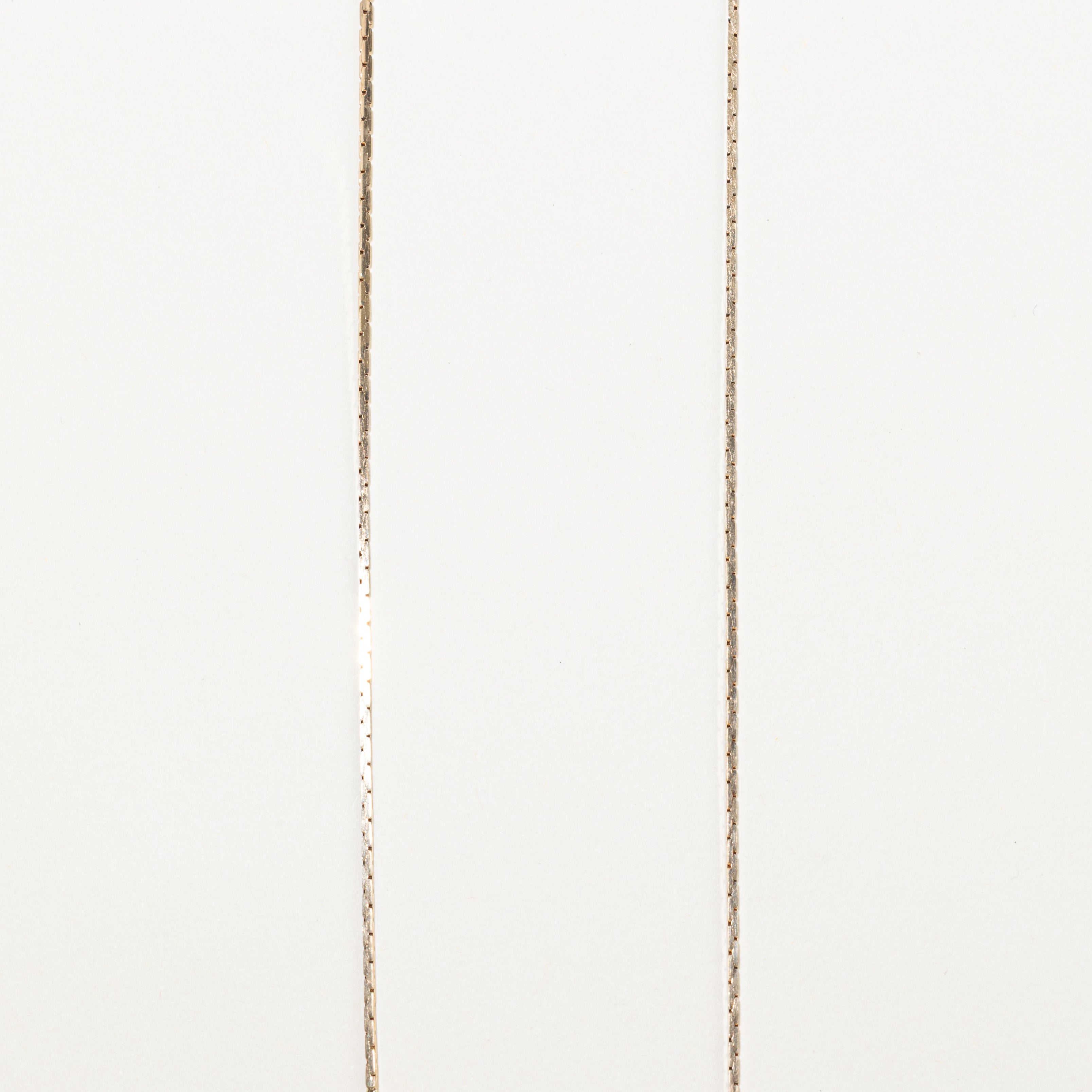 Yellow Gold Diamond Wavy Cobra Chain Necklace | 0.22ct | 16"