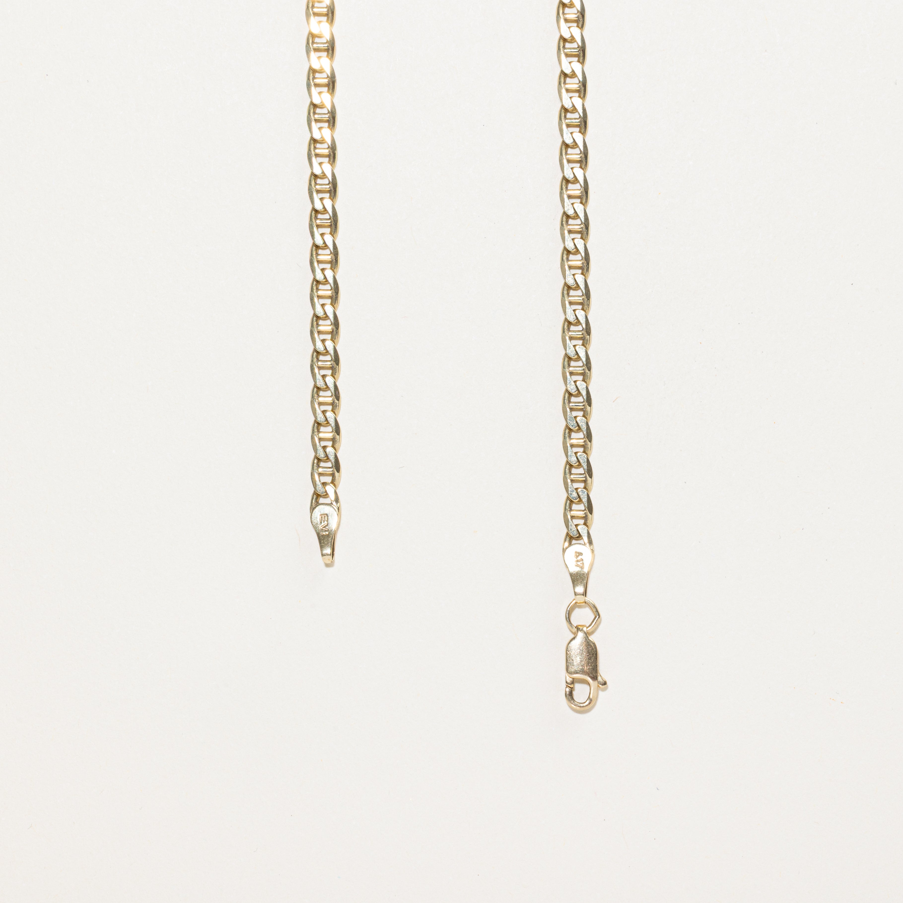 10k Yellow Gold Anchor Chain | 21"