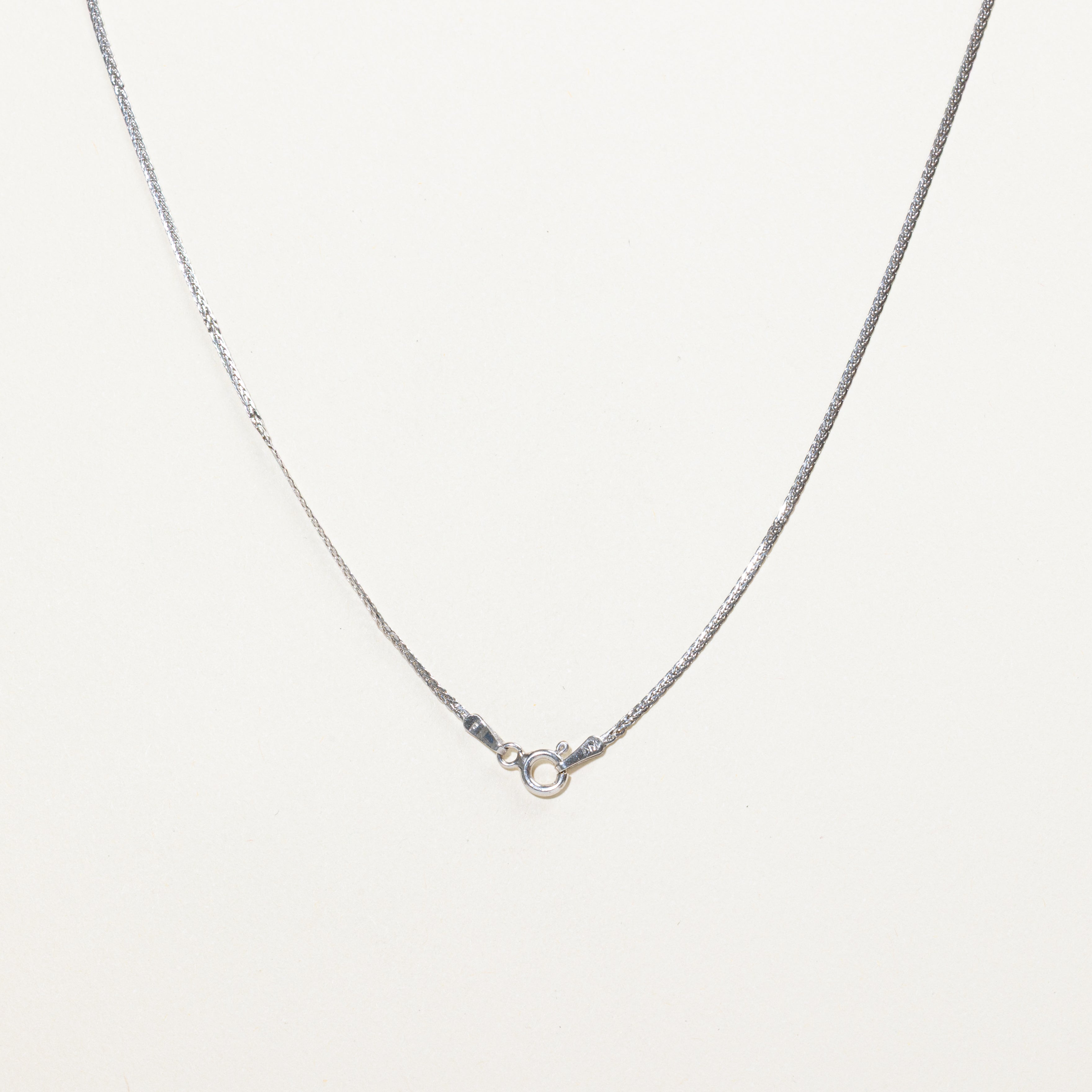 White Gold Diamond Clusters Pendant Necklace | 0.86ct | 17"
