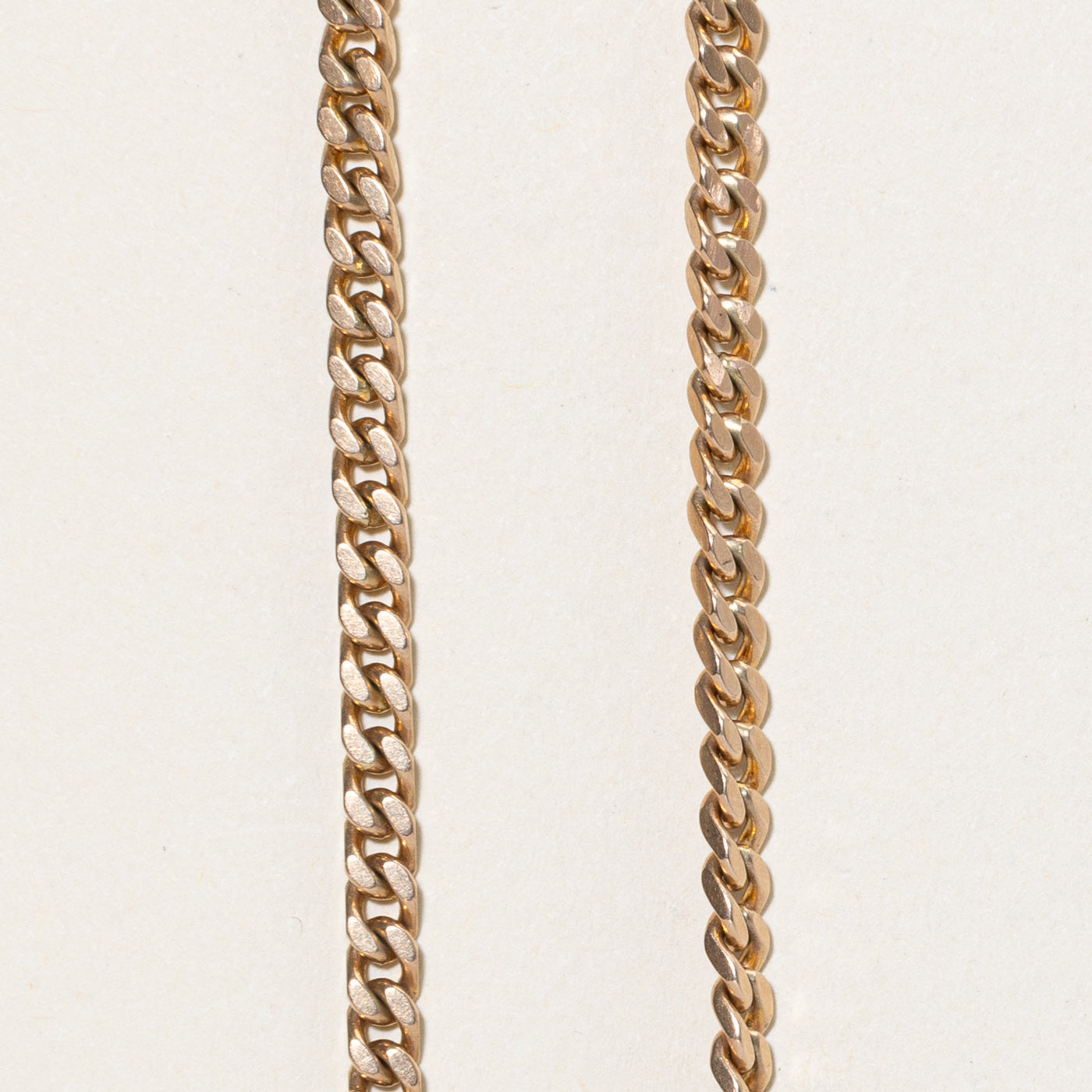 Collier à fermoir coulissant en or rose 14 carats | 49,5 cm