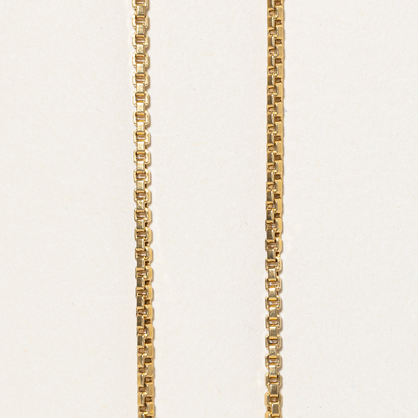 18K Yellow Gold Box Link Chain | 20.5"