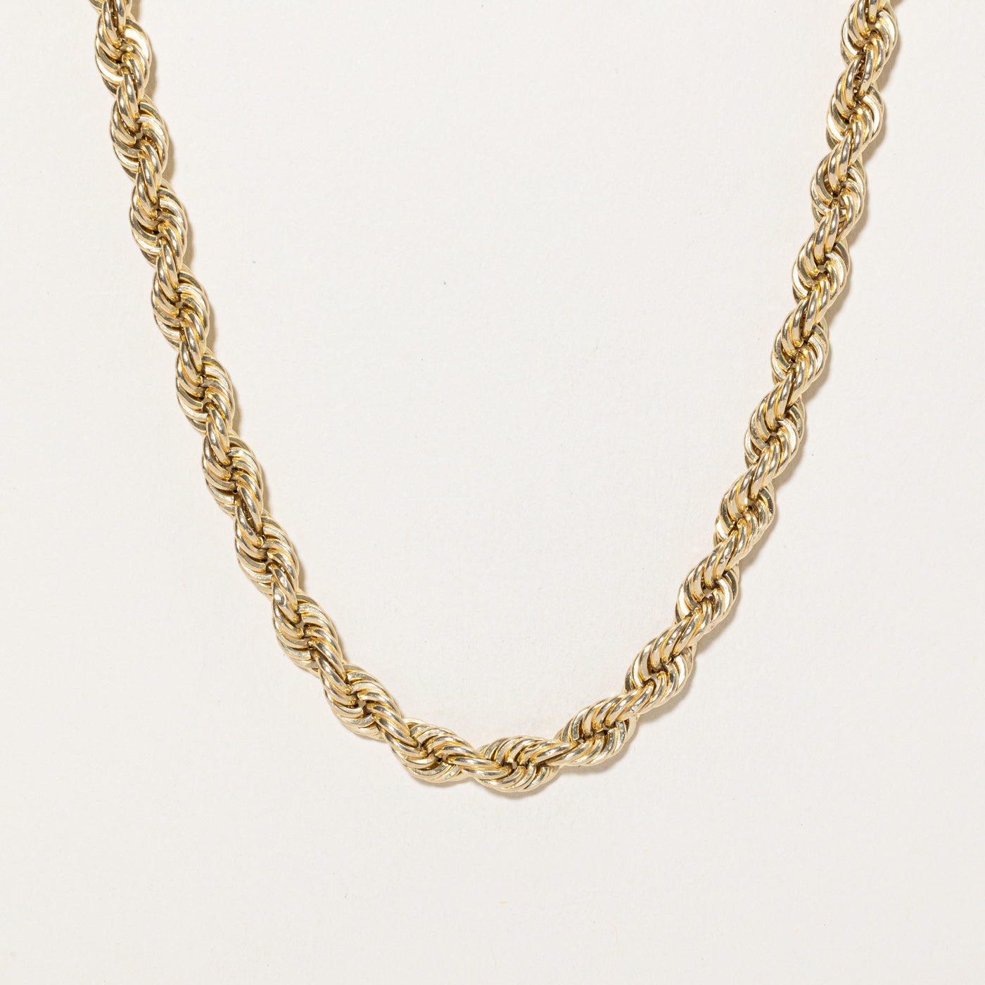 10K Yellow Gold Rope Chain | 22"