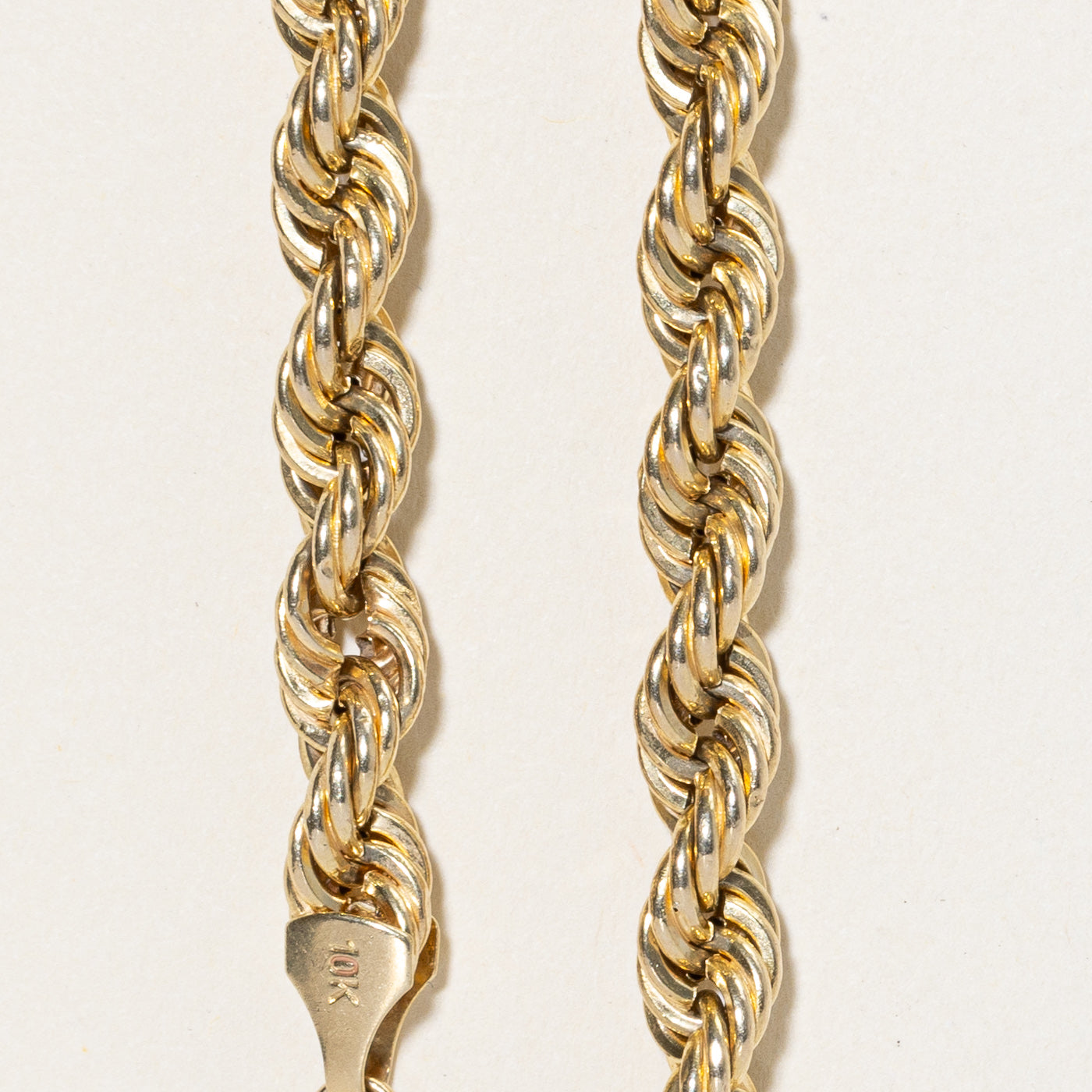 10K Yellow Gold Rope Chain | 22"