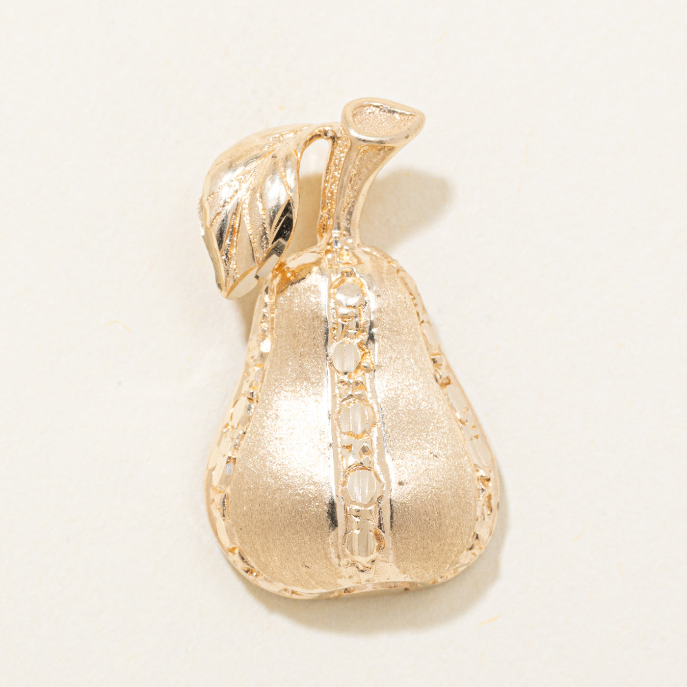 10k Yellow Gold Pear Pendant