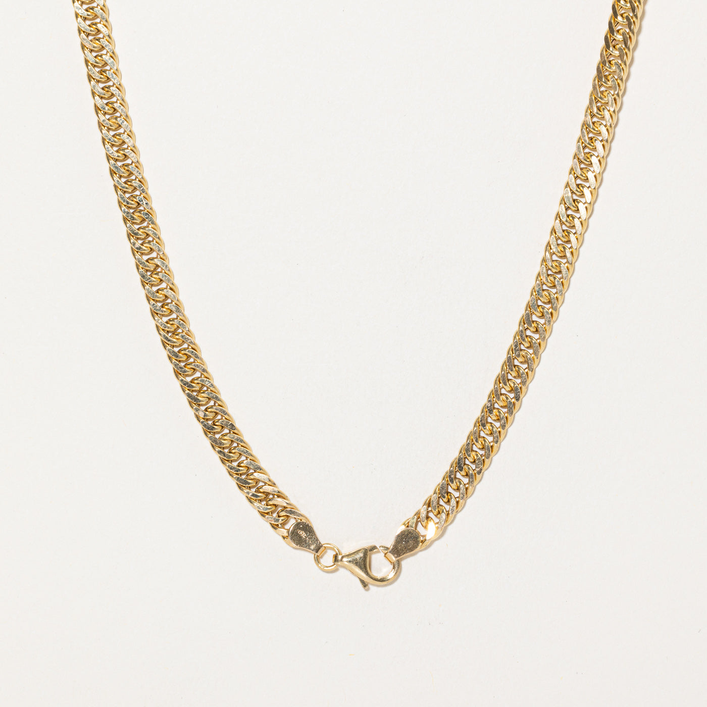 18K Rich Yellow Gold Cuban Link Chain | 22"